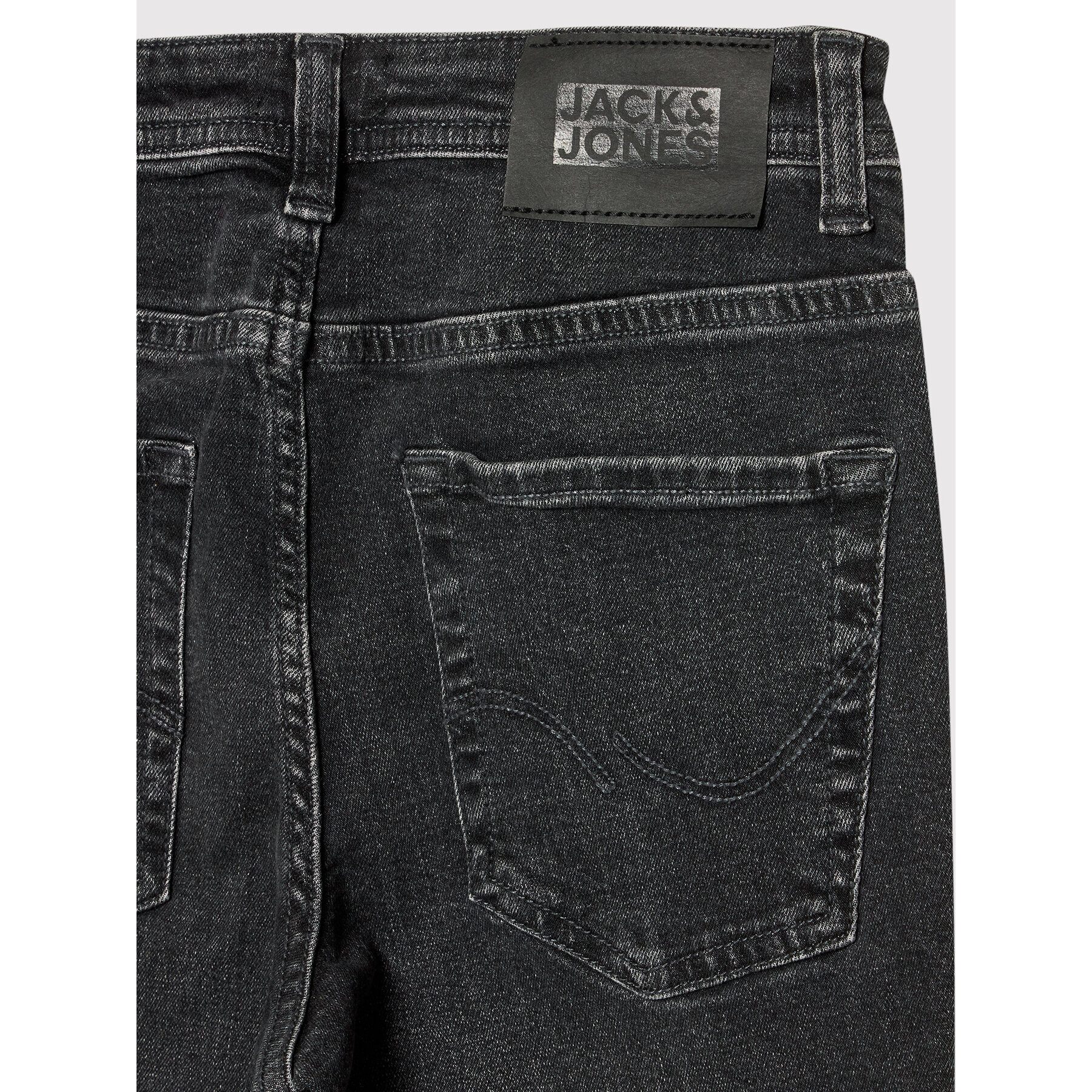 Jack&Jones Junior Jeans hlače Glenn Original 12194966 Siva Slim Fit - Pepit.si