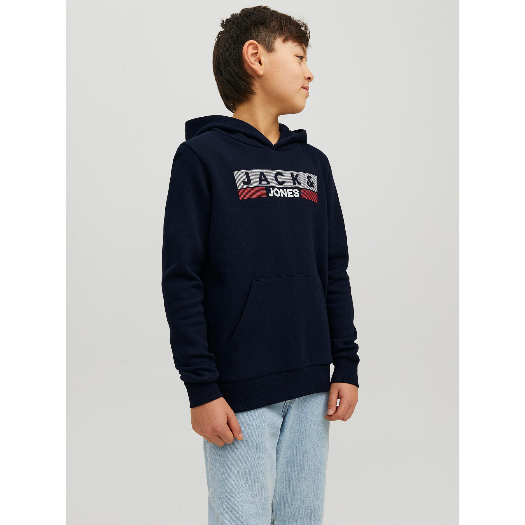 Jack&Jones Junior Jopa 12231372 Mornarsko modra Regular Fit - Pepit.si