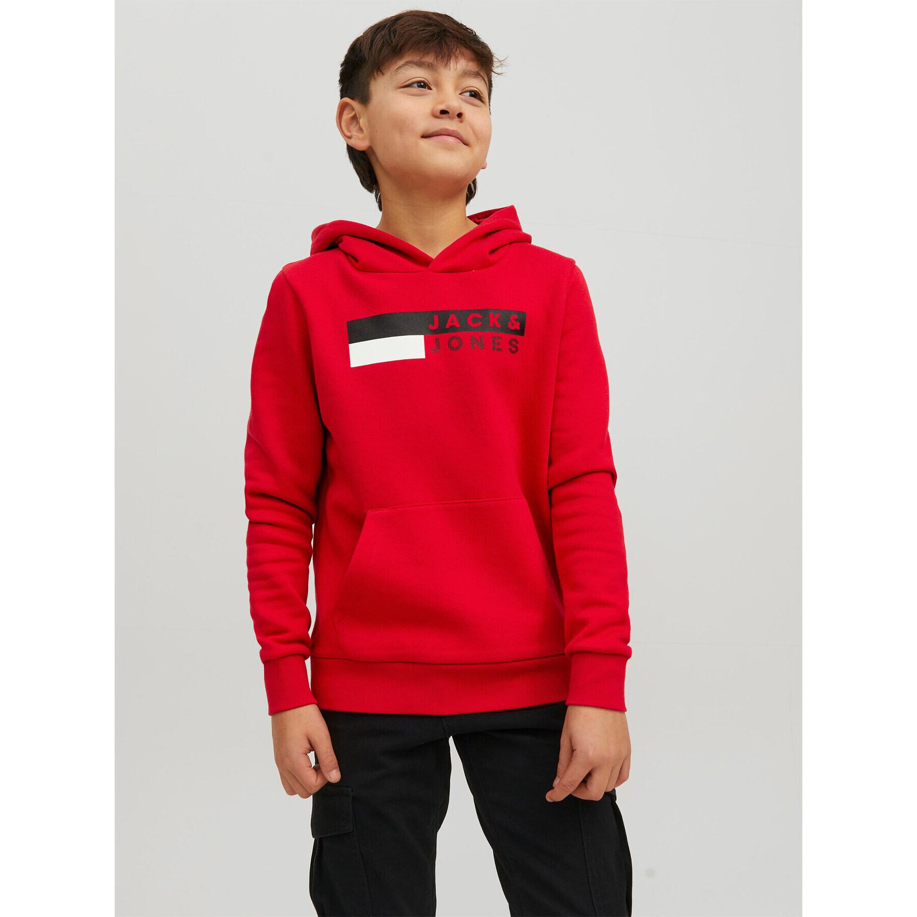 Jack&Jones Junior Jopa 12231372 Rdeča Regular Fit - Pepit.si