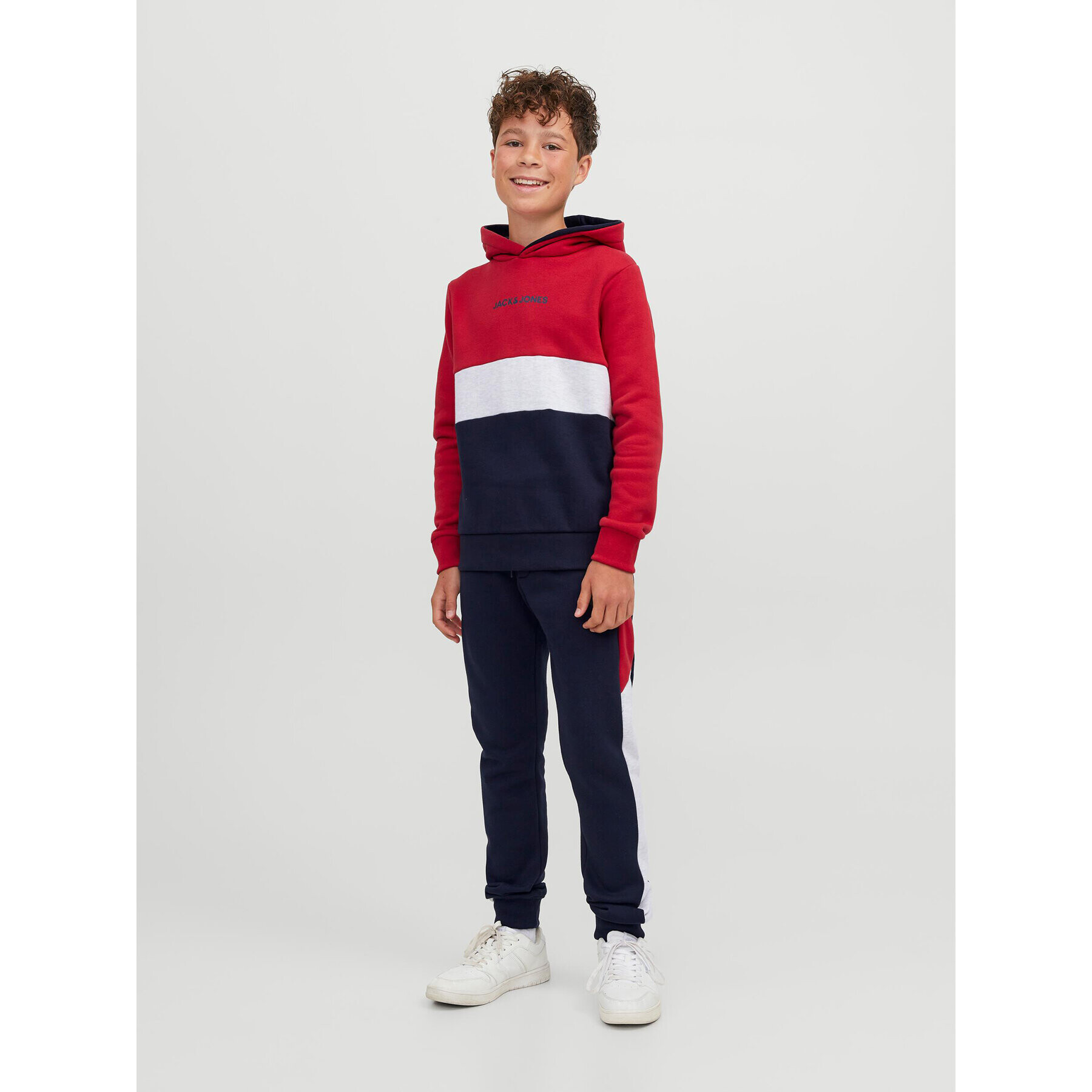 Jack&Jones Junior Jopa 12237402 Rdeča Regular Fit - Pepit.si