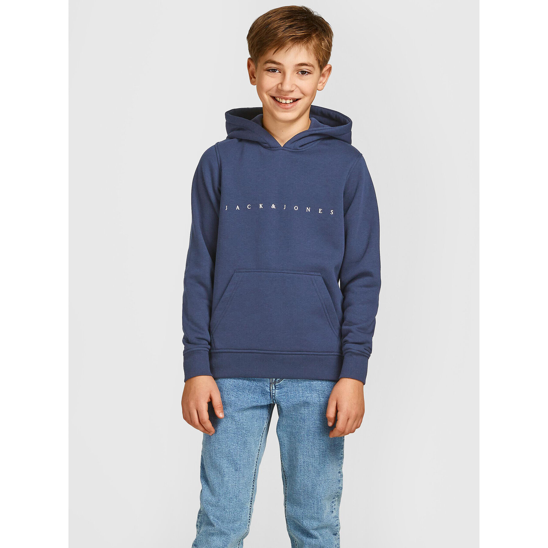 Jack&Jones Junior Jopa Copenhagen 2214983 Mornarsko modra Regular Fit - Pepit.si