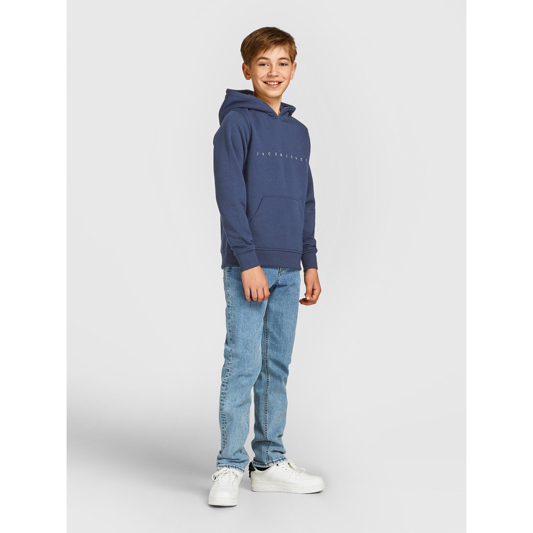 Jack&Jones Junior Jopa Copenhagen 2214983 Mornarsko modra Regular Fit - Pepit.si