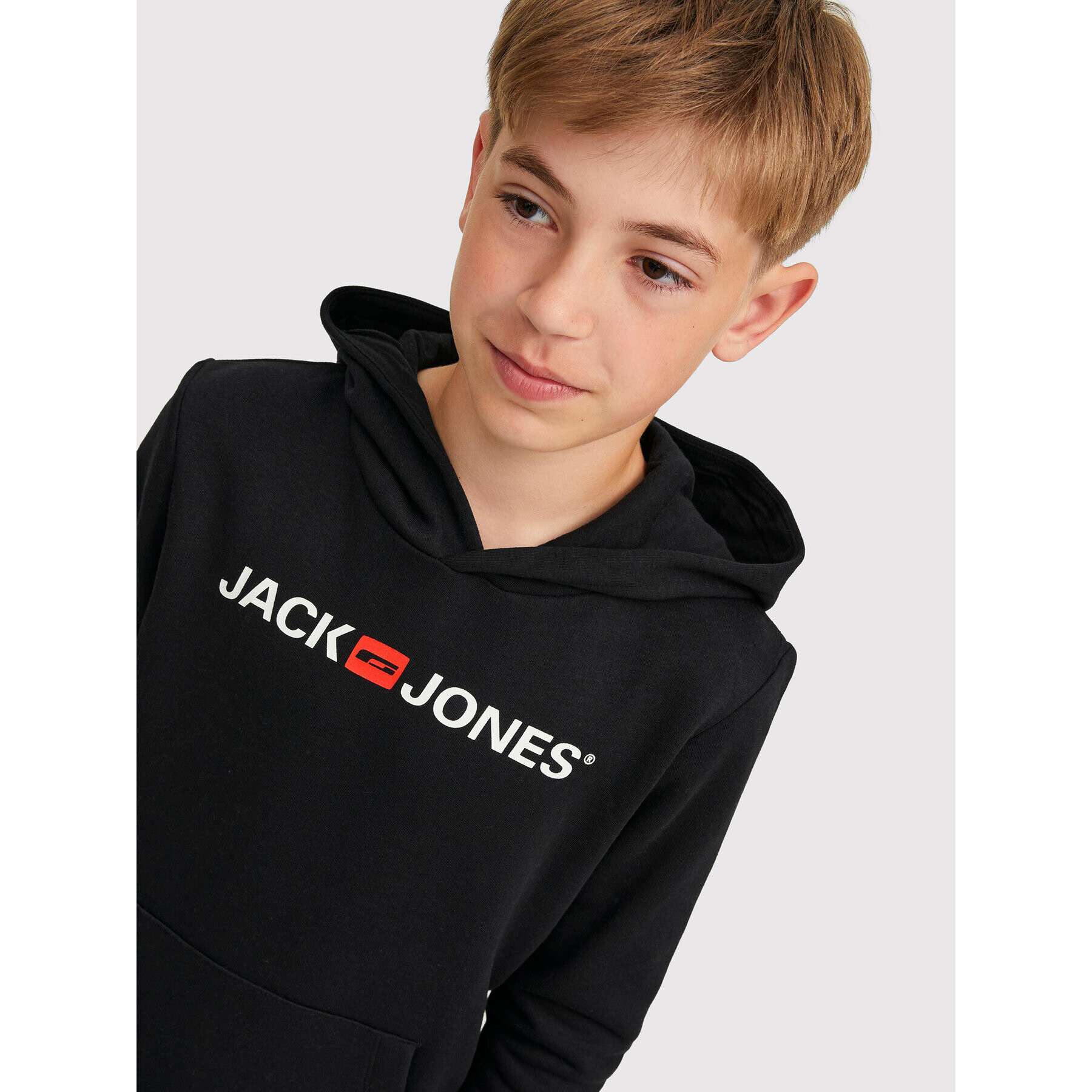 Jack&Jones Junior Jopa Corp 12212186 Črna Regular Fit - Pepit.si