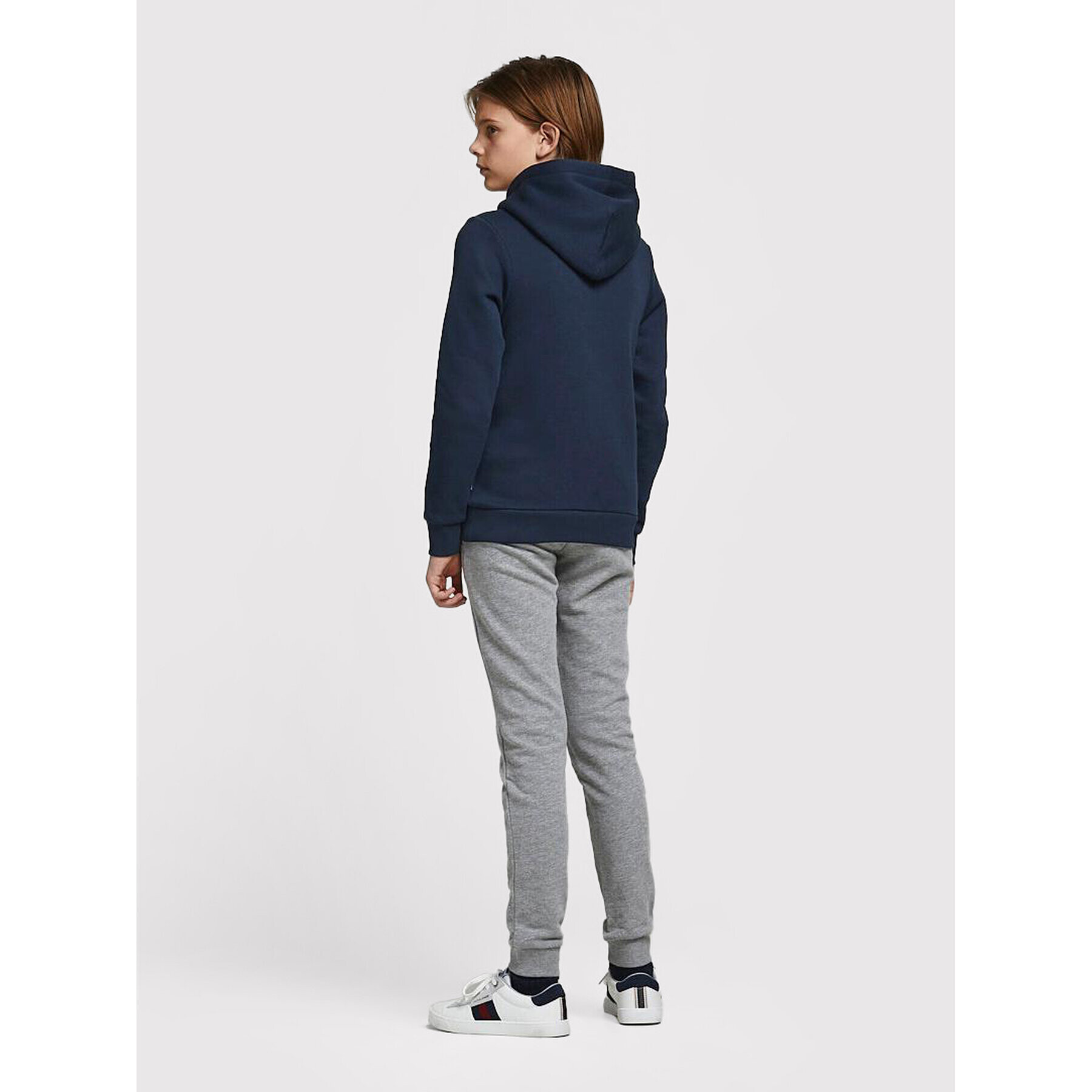 Jack&Jones Junior Jopa Corp Logo 12152841 Mornarsko modra Regular Fit - Pepit.si