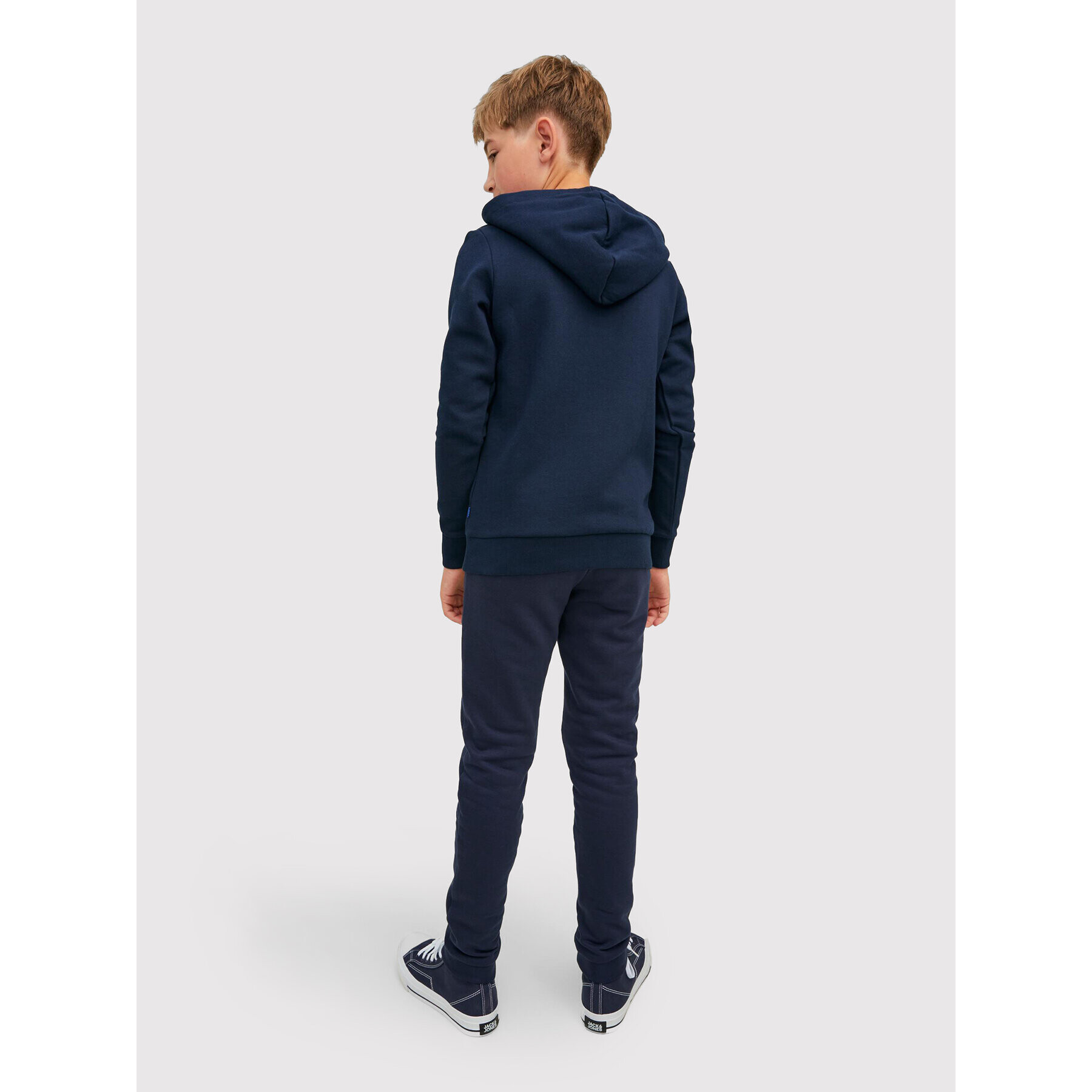 Jack&Jones Junior Jopa Corp Old Logo 12212186 Mornarsko modra Regular Fit - Pepit.si