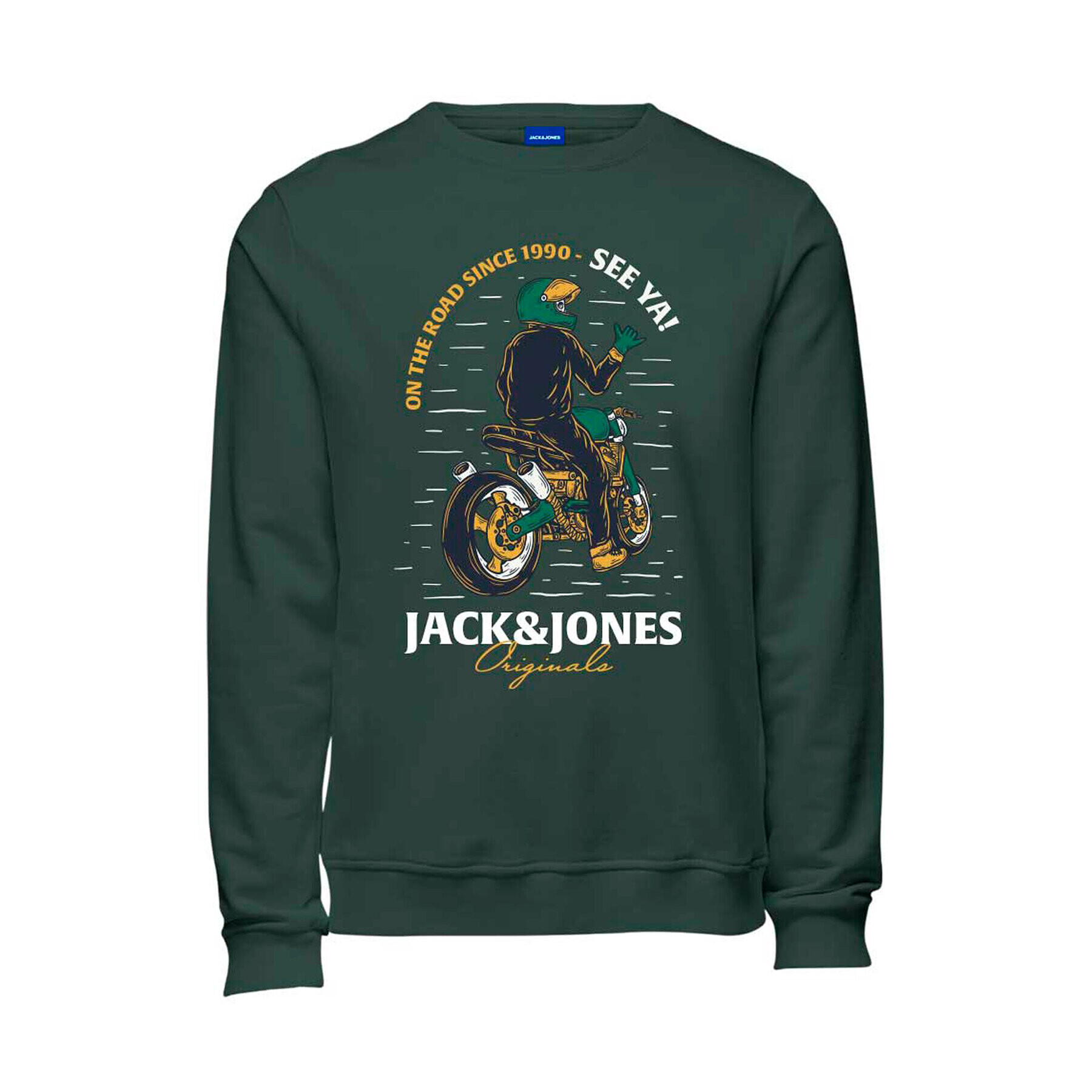 Jack&Jones Junior Jopa Headon 12220197 Zelena Regular Fit - Pepit.si