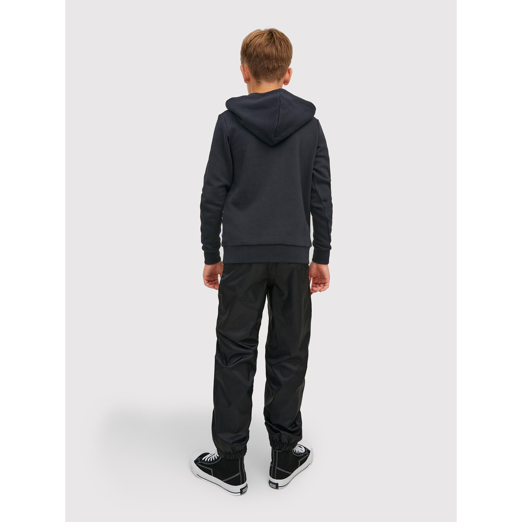 Jack&Jones Junior Jopa Logo 12212287 Črna Regular Fit - Pepit.si