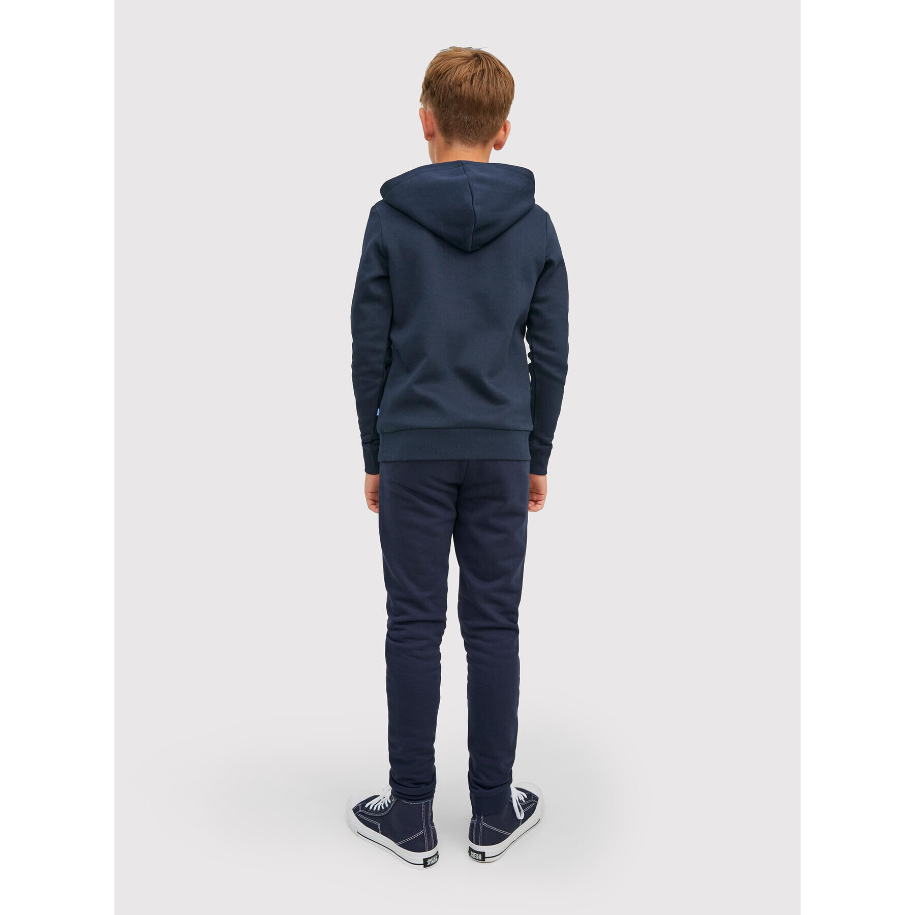 Jack&Jones Junior Jopa Logo 12212287 Mornarsko modra Regular Fit - Pepit.si