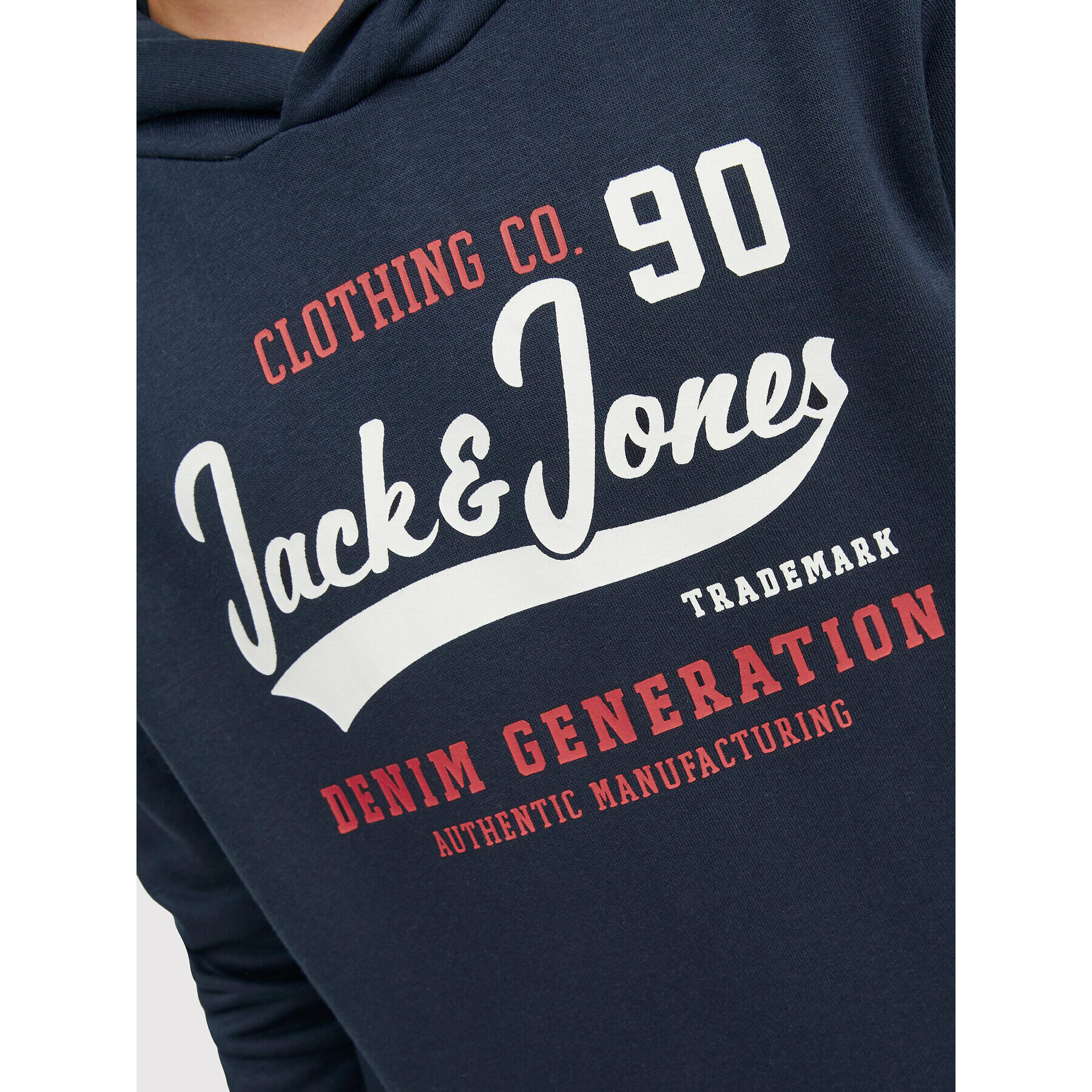 Jack&Jones Junior Jopa Logo 12212287 Mornarsko modra Regular Fit - Pepit.si