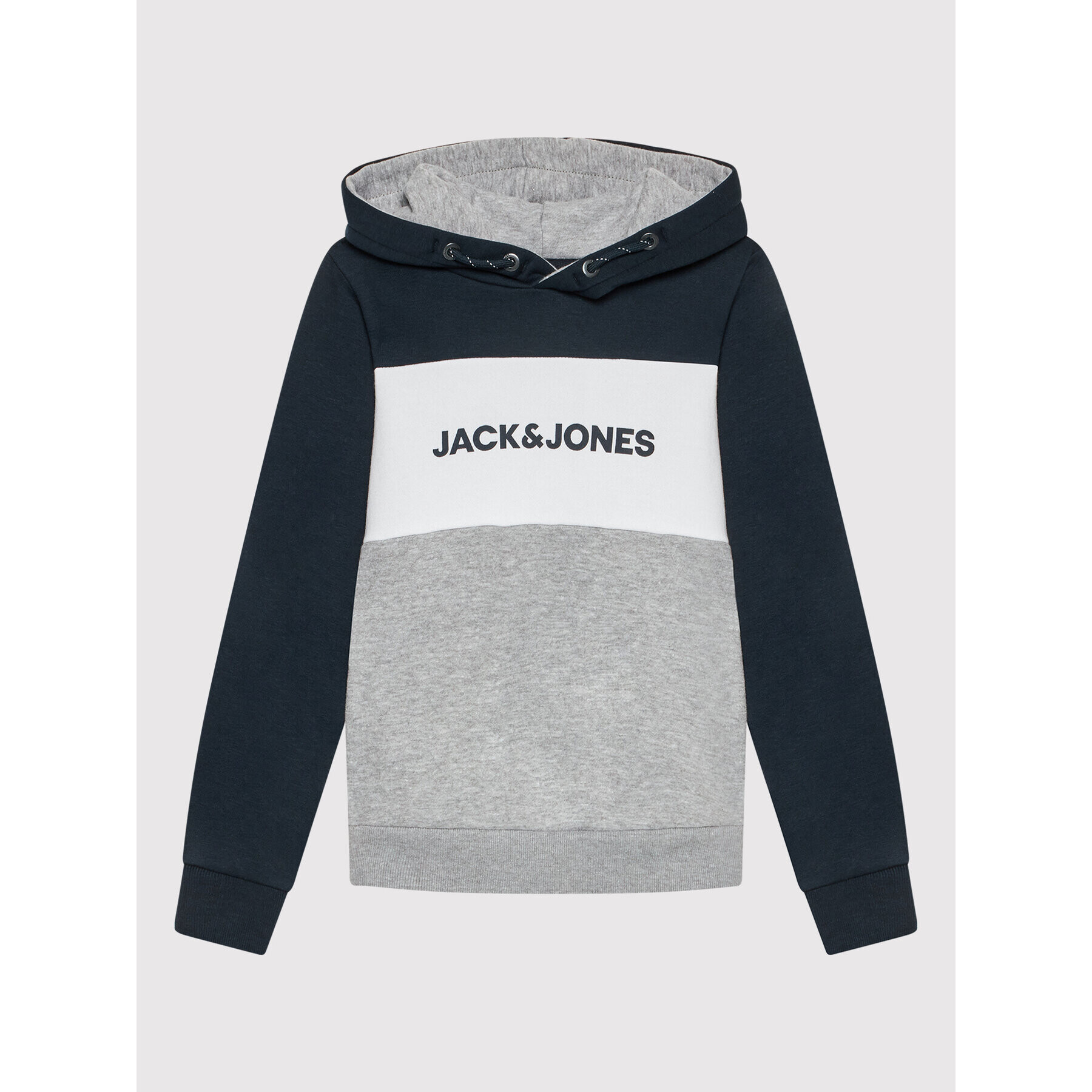 Jack&Jones Junior Jopa Logo Blocking 12173901 Mornarsko modra Regular Fit - Pepit.si