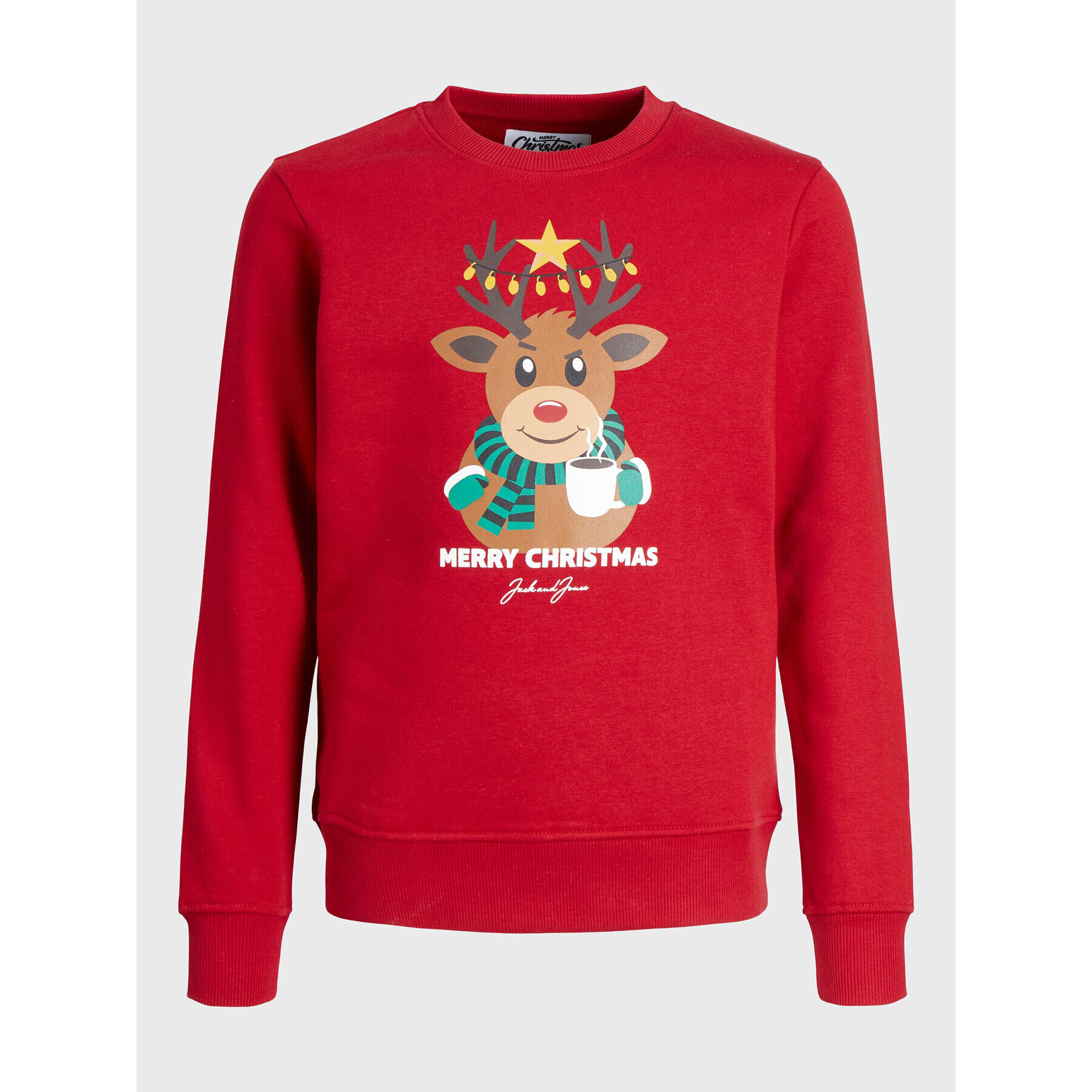 Jack&Jones Junior Jopa Toon 12222091 Rdeča Regular Fit - Pepit.si