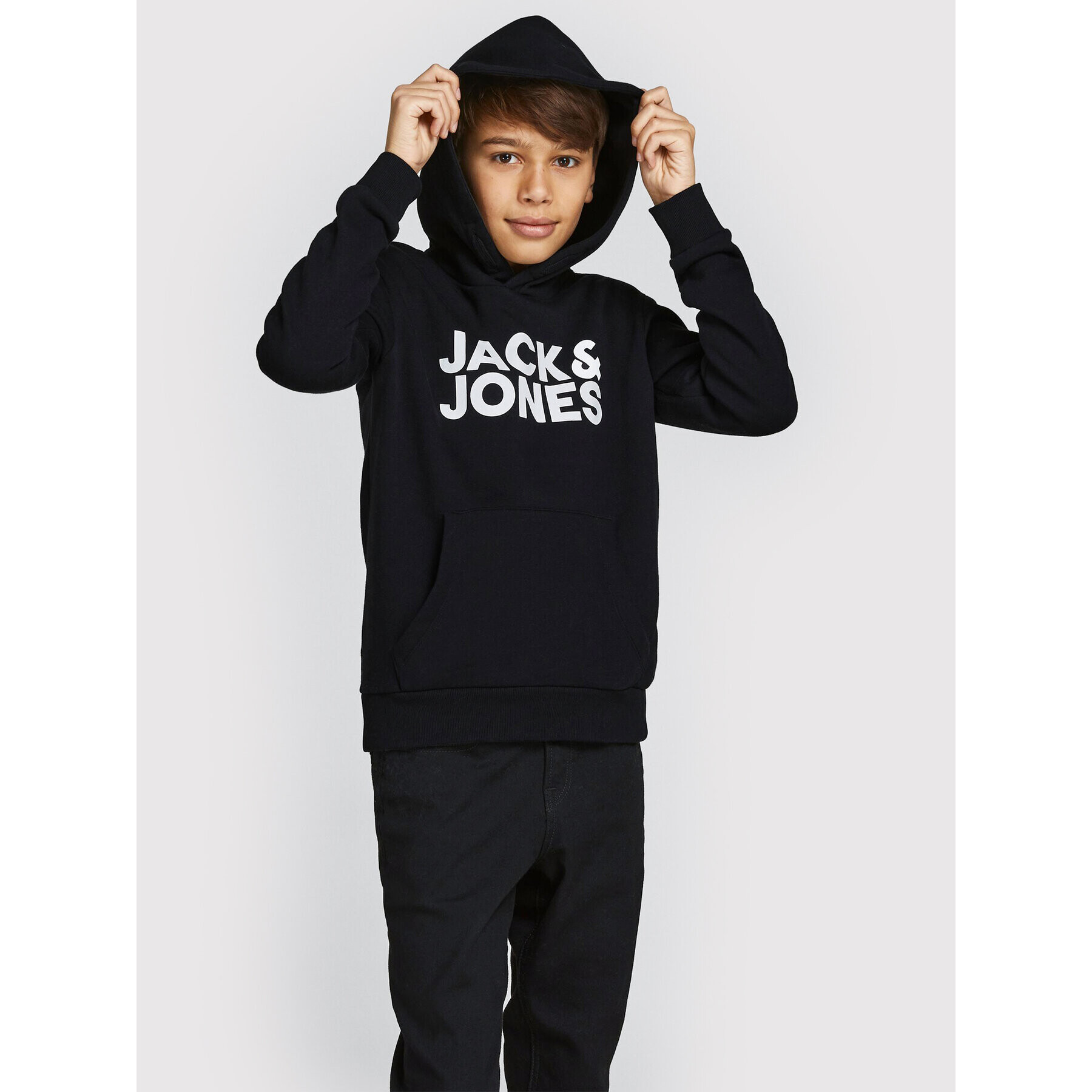 Jack&Jones Junior Set dveh jopic Corp 12210980 Mornarsko modra Regular Fit - Pepit.si