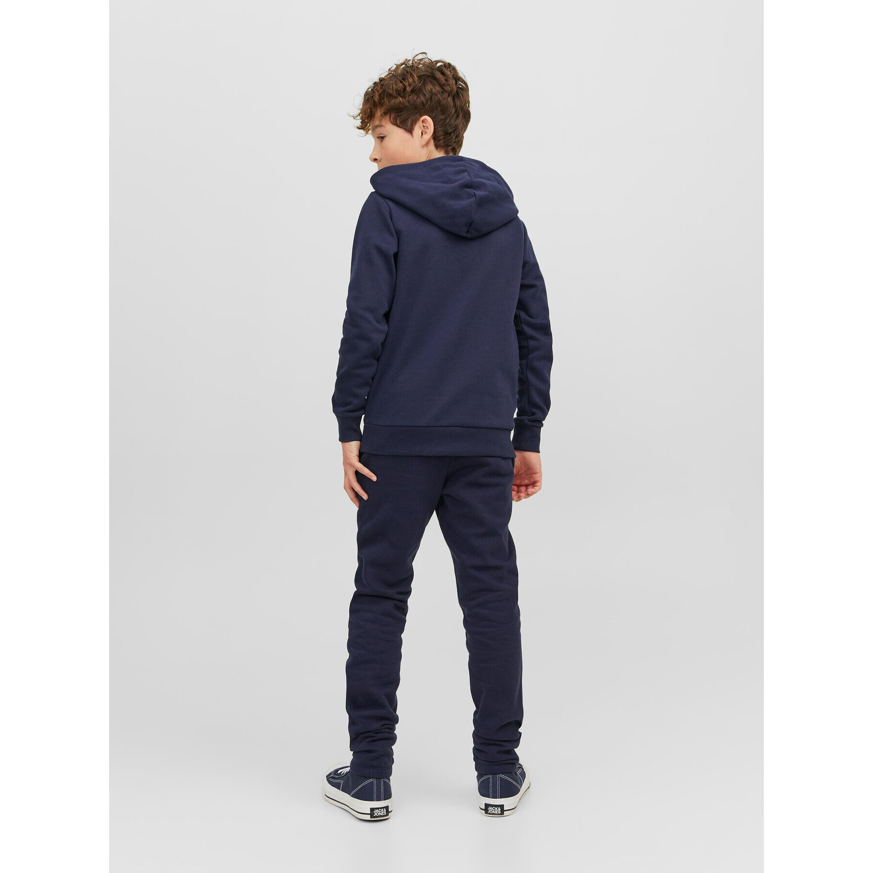 Jack&Jones Junior Spodnji del trenirke 12237173 Mornarsko modra Comfort Fit - Pepit.si