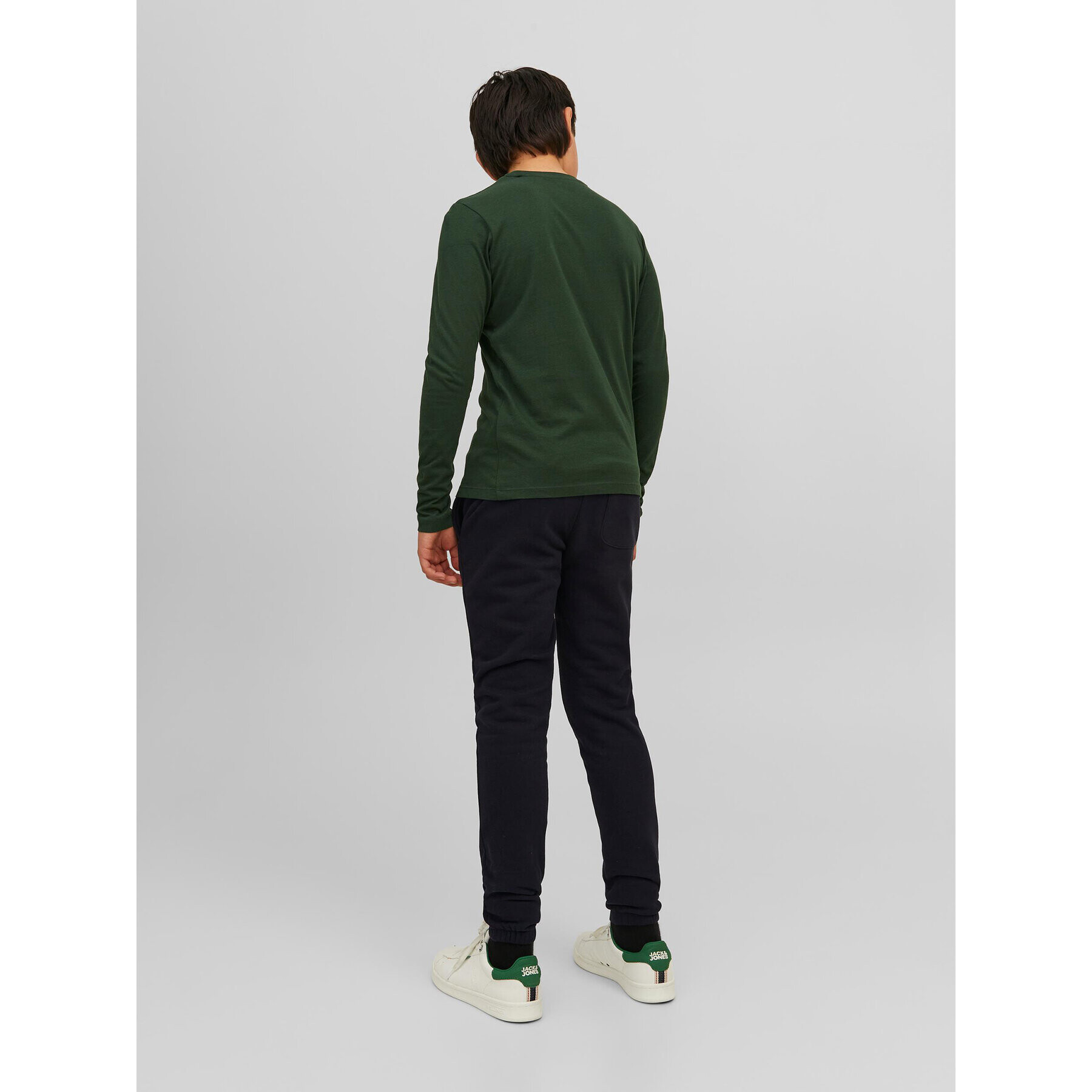 Jack&Jones Junior Spodnji del trenirke 12237403 Črna Slim Fit - Pepit.si