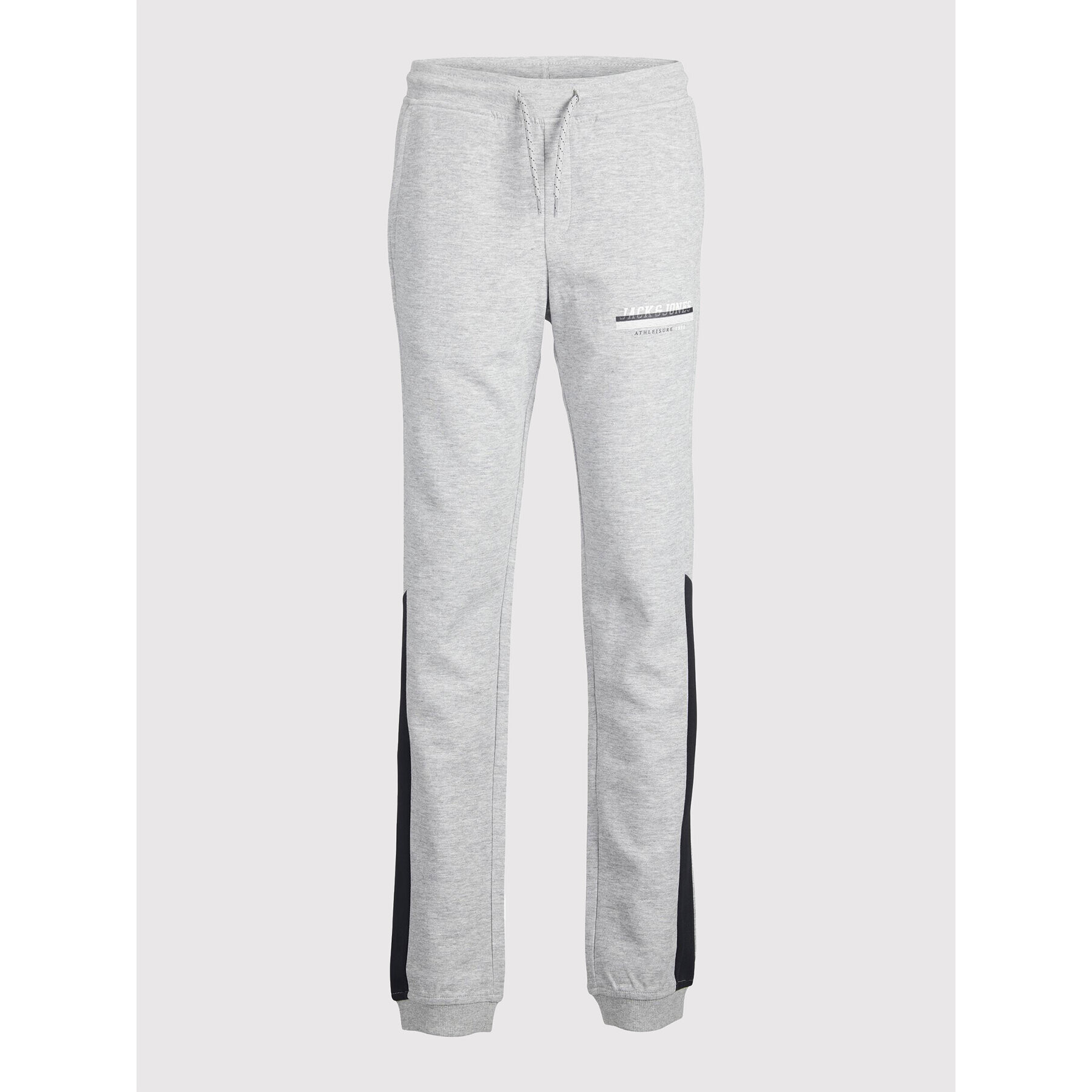 Jack&Jones Junior Spodnji del trenirke Will 12213274 Siva Regular Fit - Pepit.si