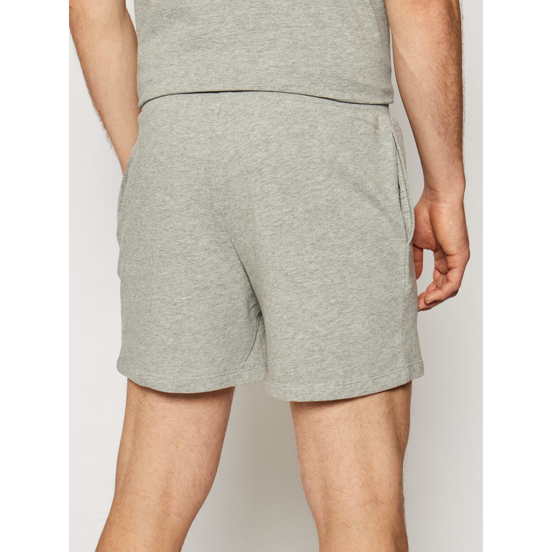 Jack&Jones Komplet majica in športne kratke hlače Jacbrad 12192767 Siva Regular Fit - Pepit.si