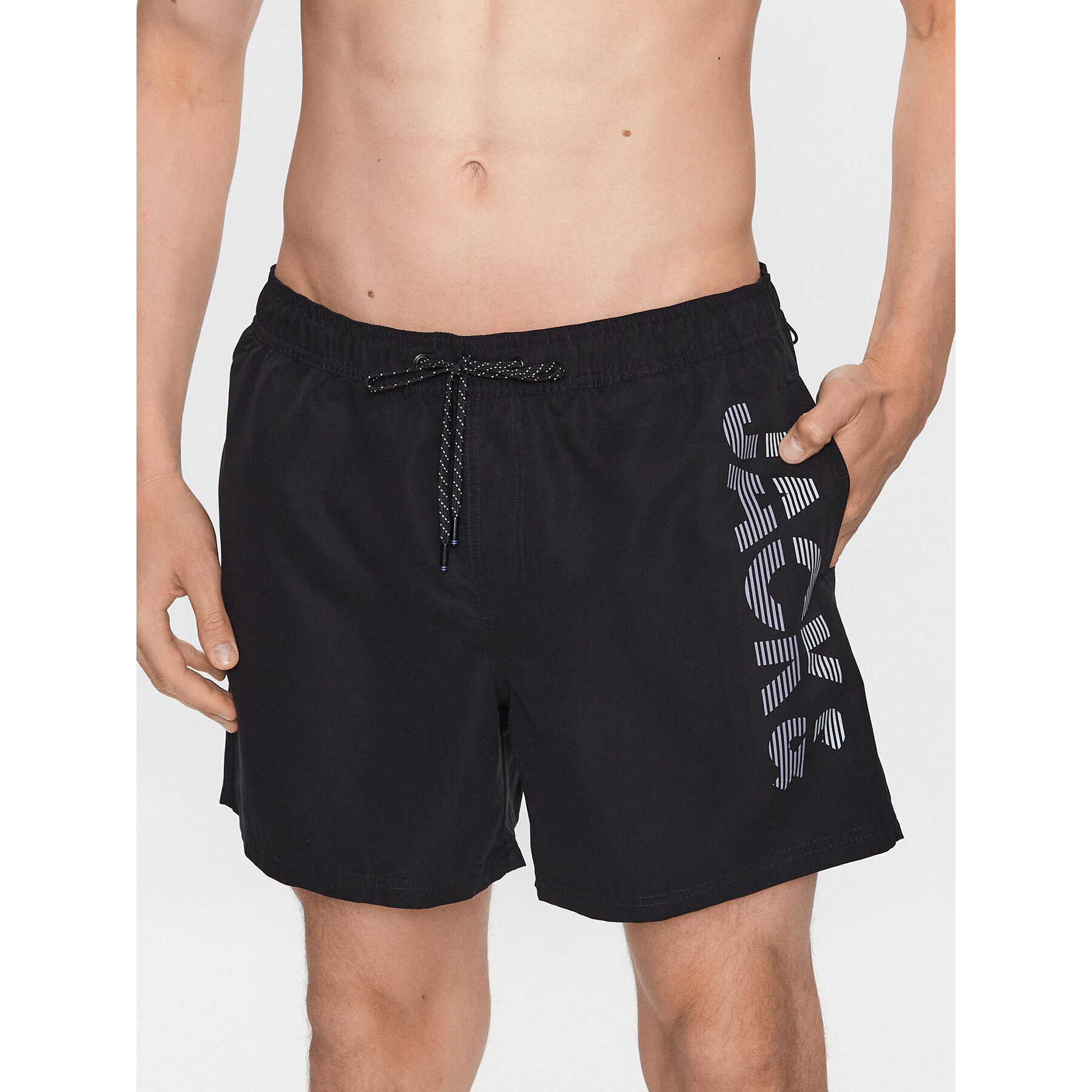 Jack&Jones Kopalne hlače 12225967 Črna Regular Fit - Pepit.si