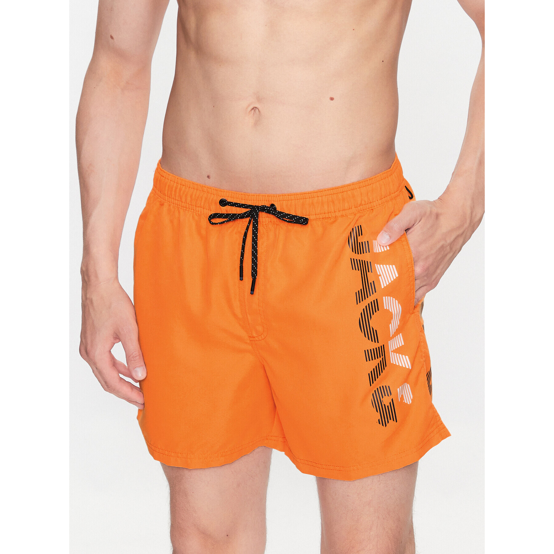 Jack&Jones Kopalne hlače Fiji 12225967 Oranžna Regular Fit - Pepit.si