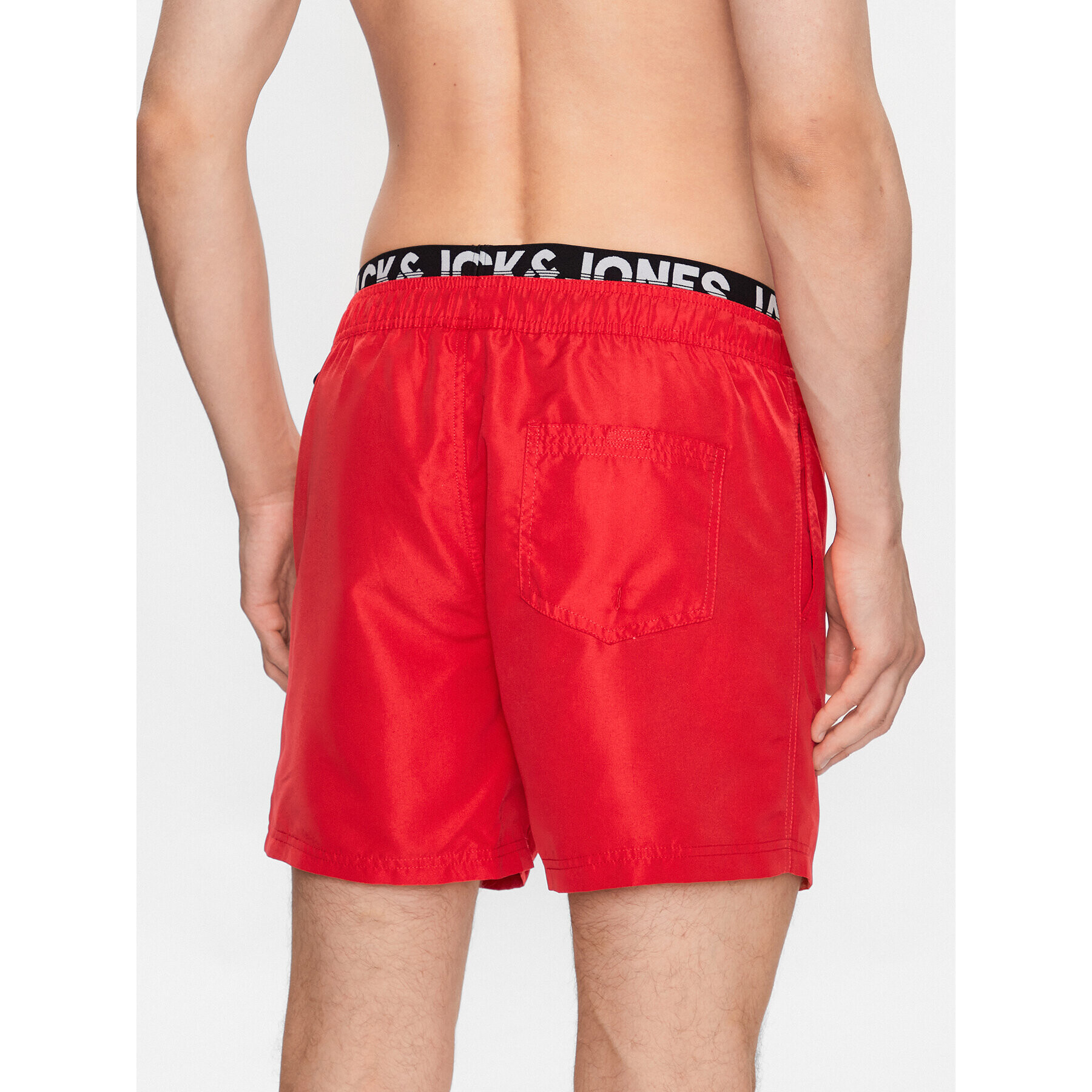 Jack&Jones Kopalne hlače 12227254 Rdeča Regular Fit - Pepit.si