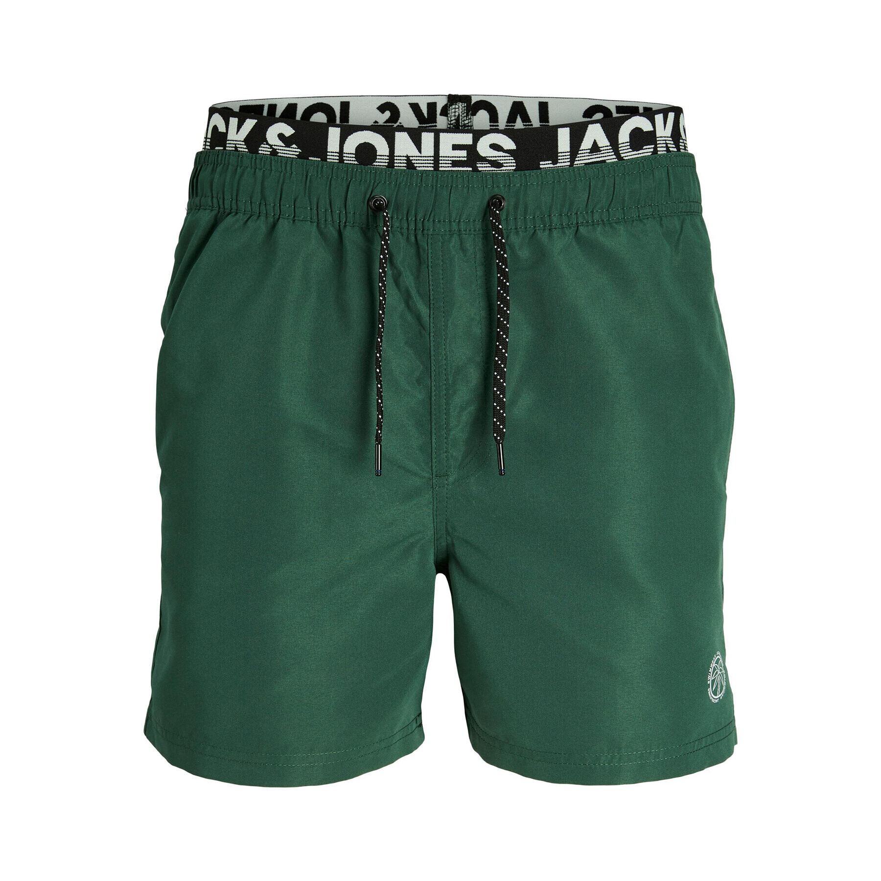 Jack&Jones Kopalne hlače Fiji 12227254 Zelena Regular Fit - Pepit.si