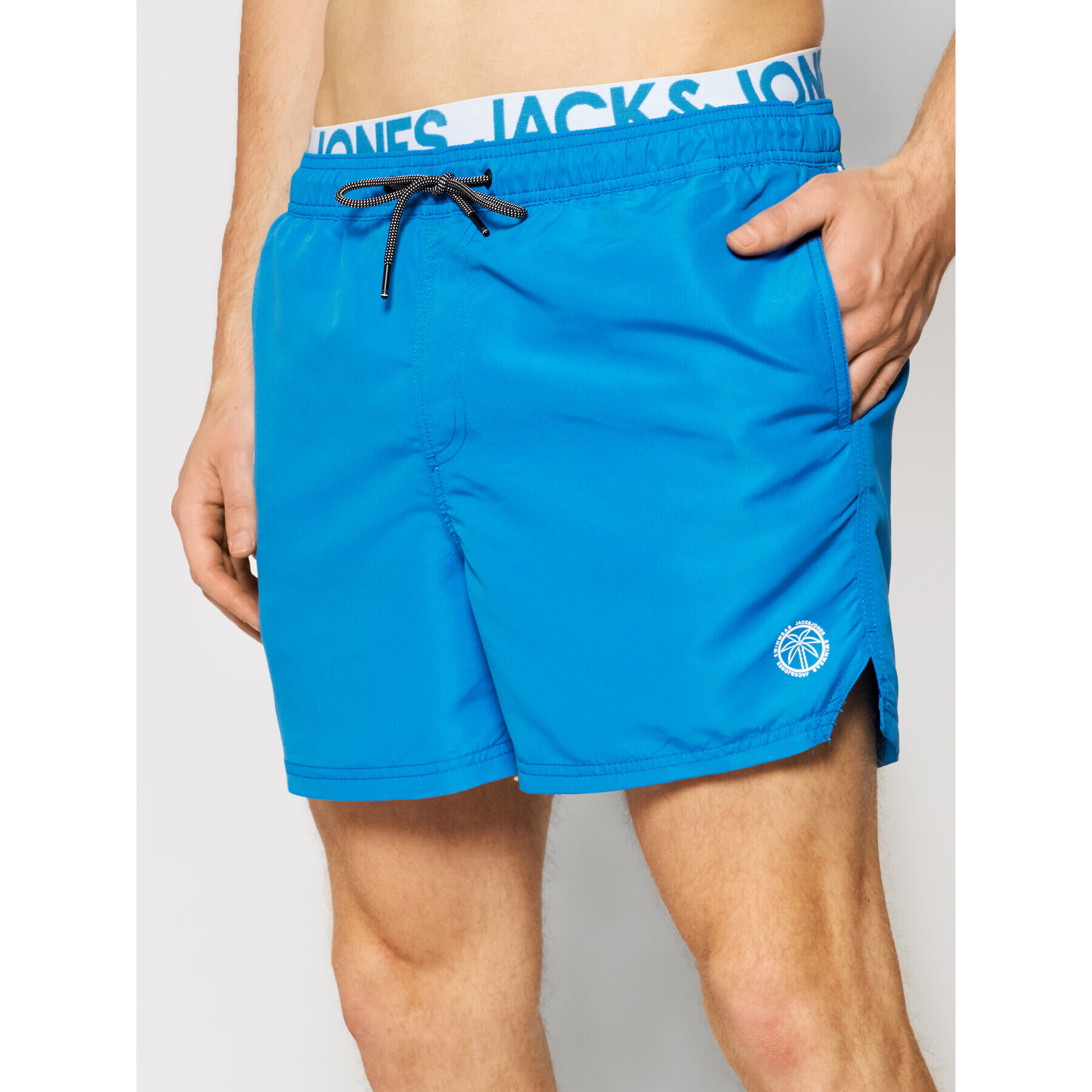 Jack&Jones Kopalne hlače Bali 12183795 Modra Regular Fit - Pepit.si