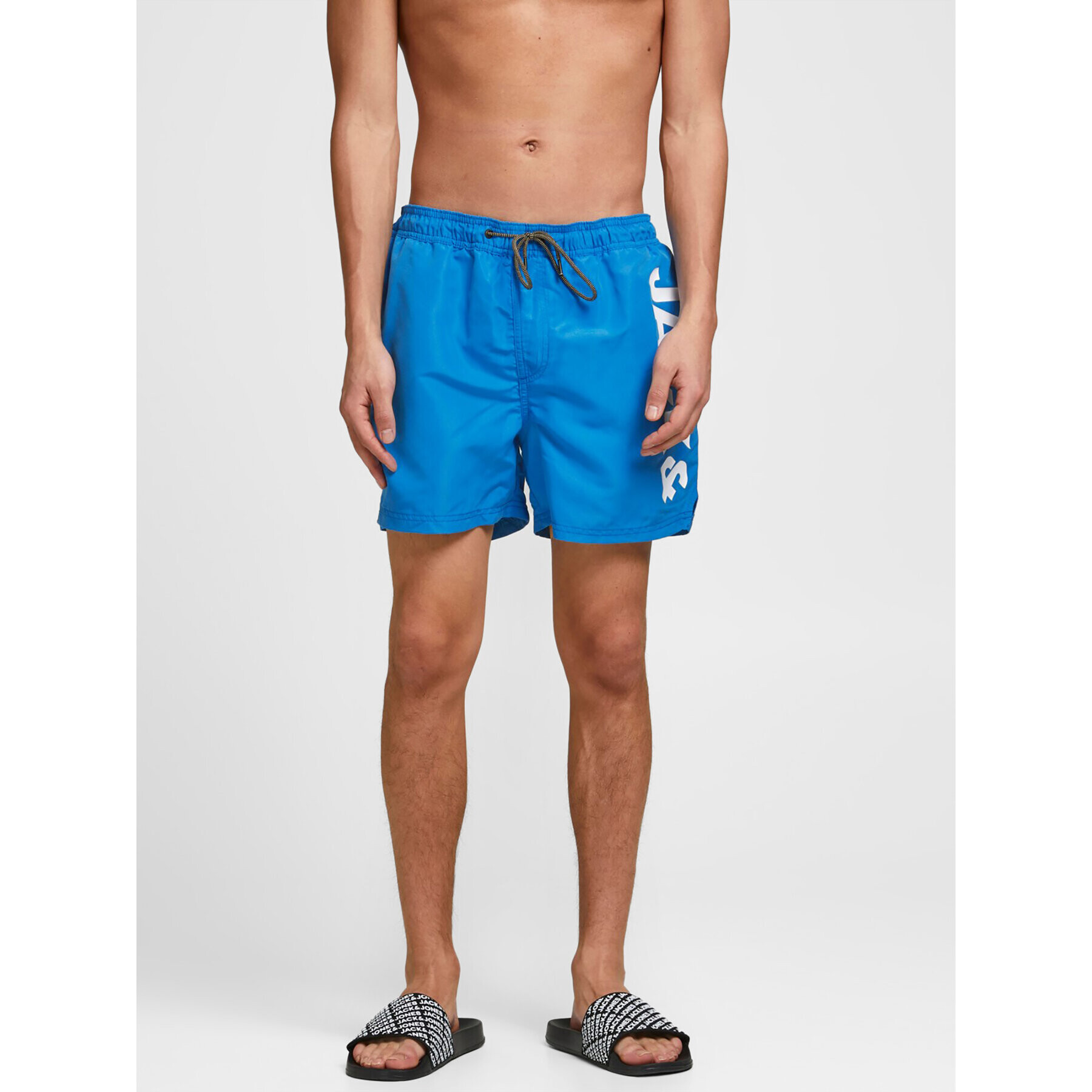 Jack&Jones Kopalne hlače Bali 12183806 Modra Regular Fit - Pepit.si