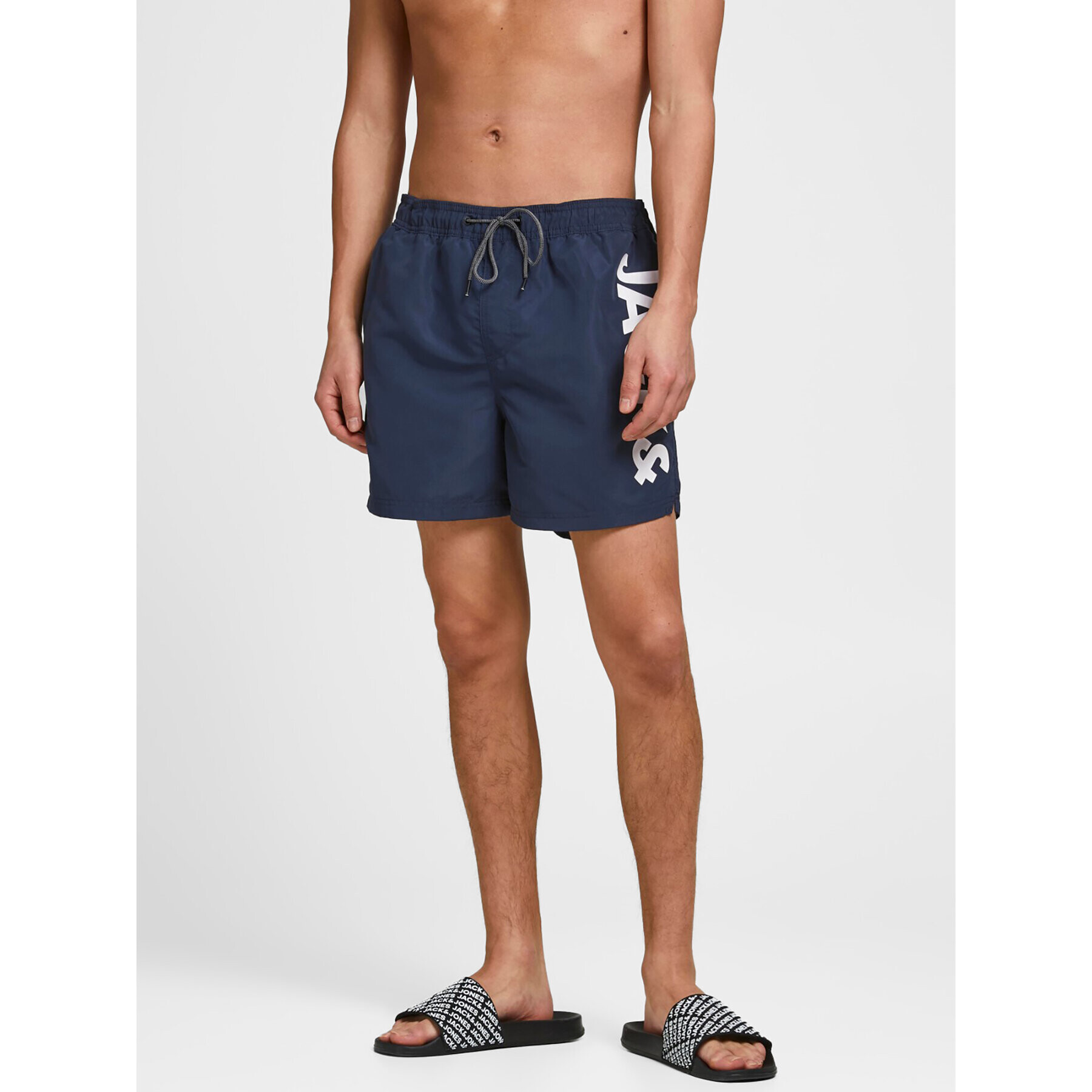 Jack&Jones Kopalne hlače Bali 12183806 Mornarsko modra Regular Fit - Pepit.si