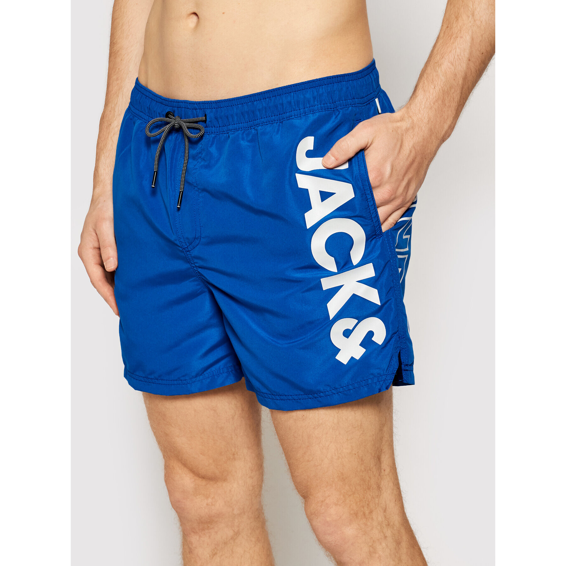 Jack&Jones Kopalne hlače Bali 12183806 Mornarsko modra Regular Fit - Pepit.si