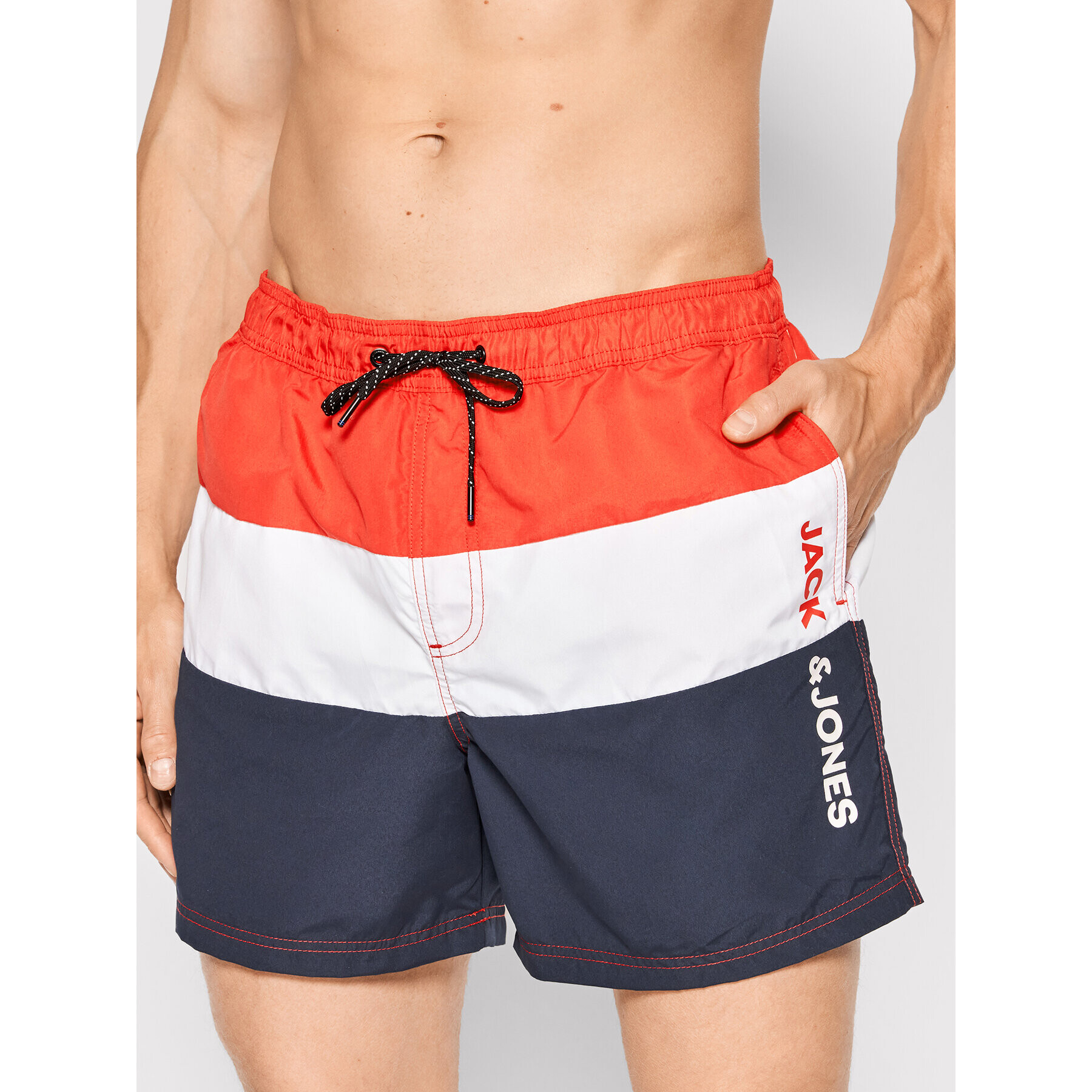 Jack&Jones Kopalne hlače Crete 12203731 Pisana Regular Fit - Pepit.si