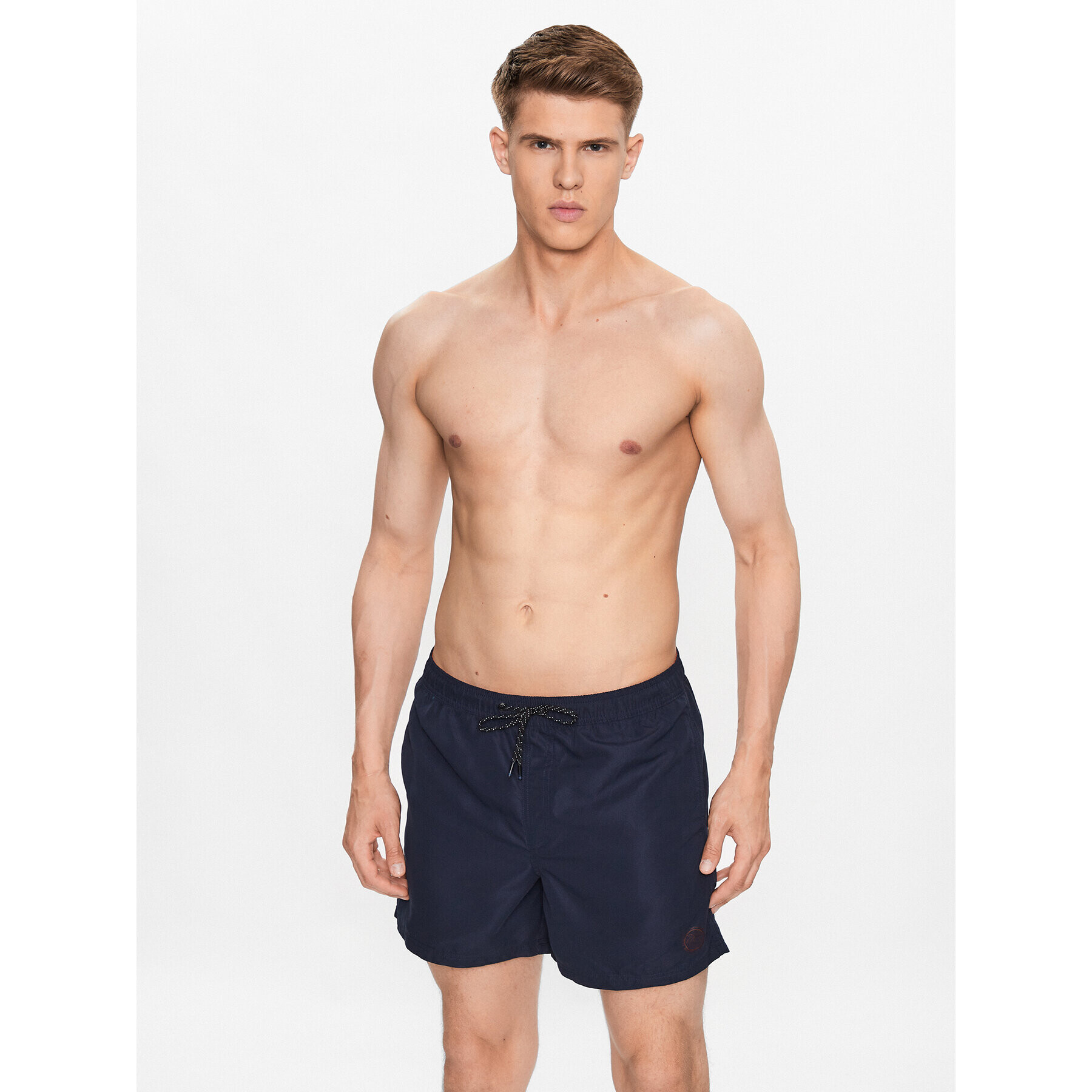 Jack&Jones Kopalne hlače Fiji 12225961 Mornarsko modra Regular Fit - Pepit.si