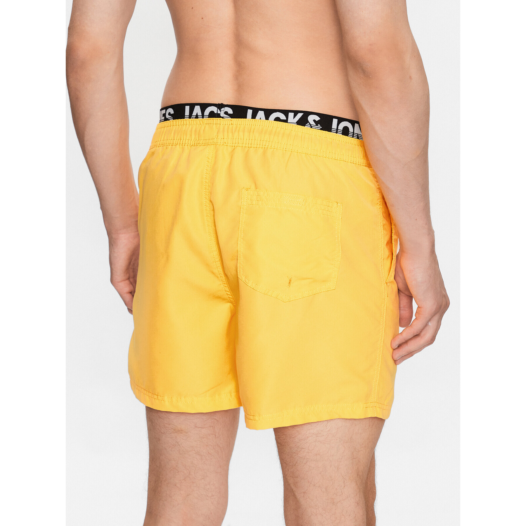 Jack&Jones Kopalne hlače Fiji 12227254 Rumena Regular Fit - Pepit.si