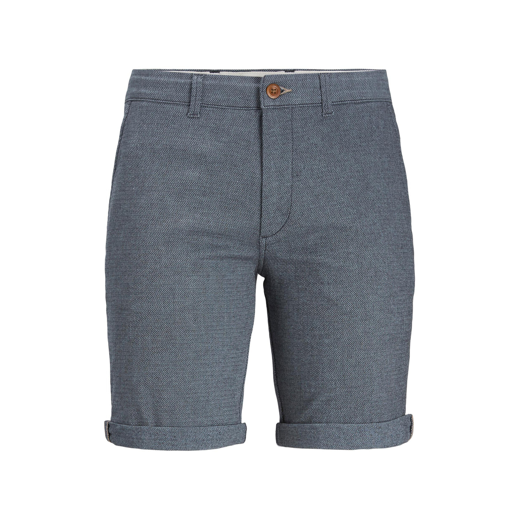 Jack&Jones Kratke hlače iz tkanine Fury 12206889 Modra Regular Fit - Pepit.si