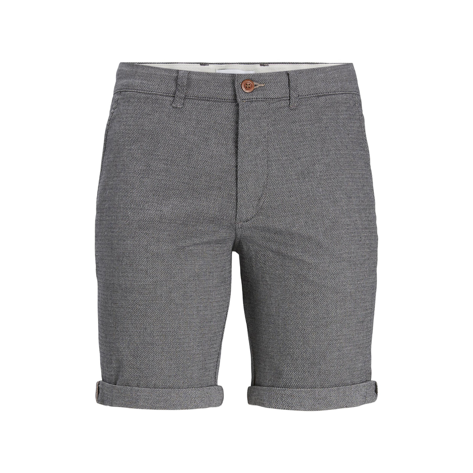 Jack&Jones Kratke hlače iz tkanine Fury 12206889 Siva Regular Fit - Pepit.si