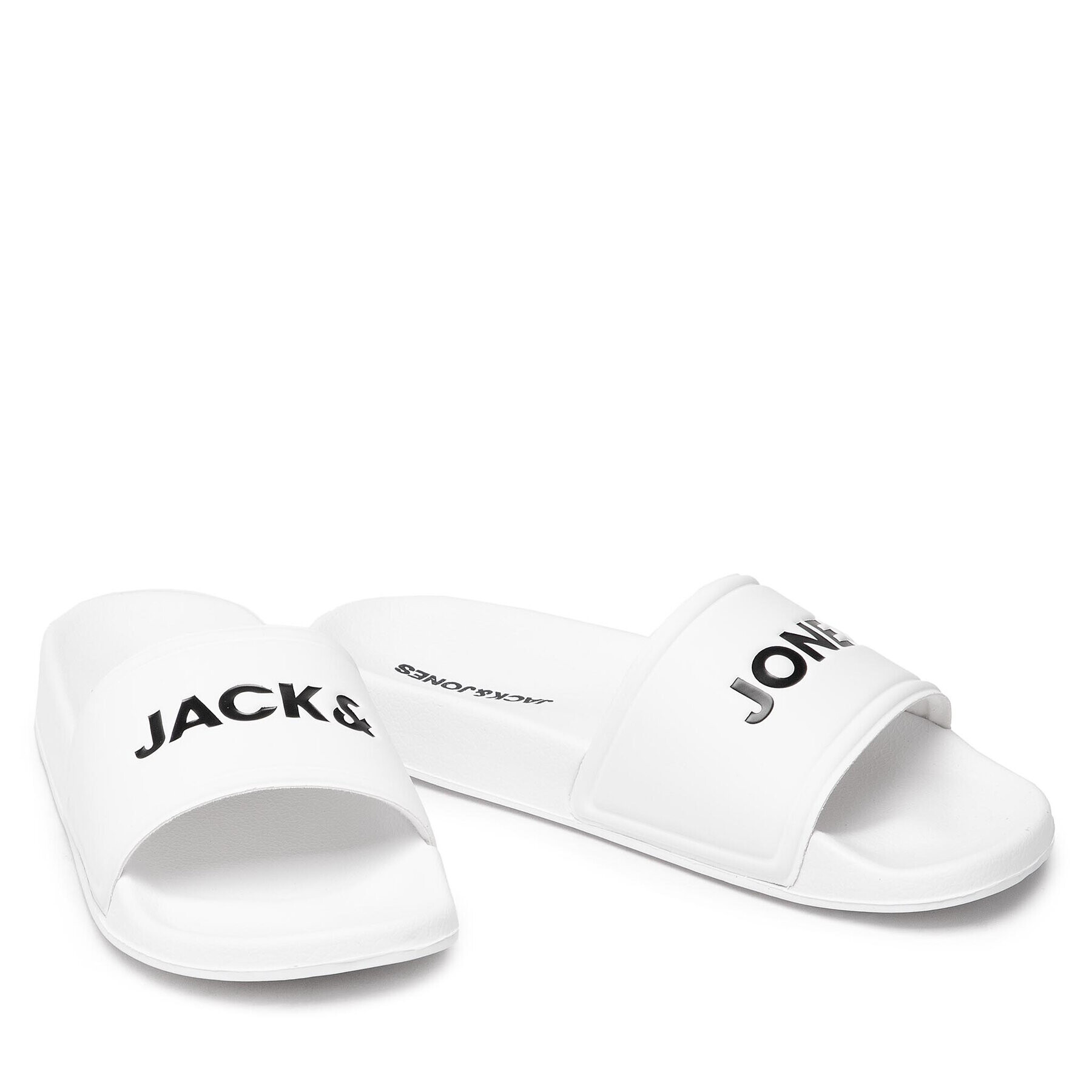 Jack&Jones Natikači Jfwlarry 12184277 Bela - Pepit.si