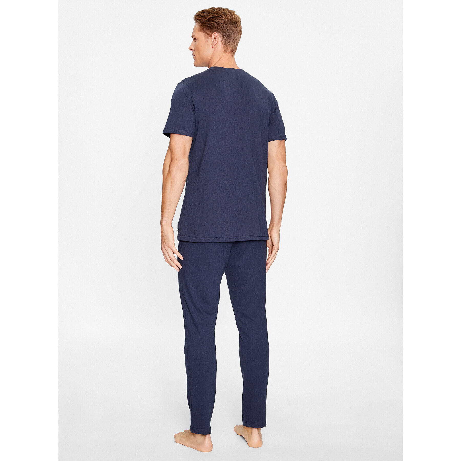 Jack&Jones Pižama 12245898 Mornarsko modra Standard Fit - Pepit.si