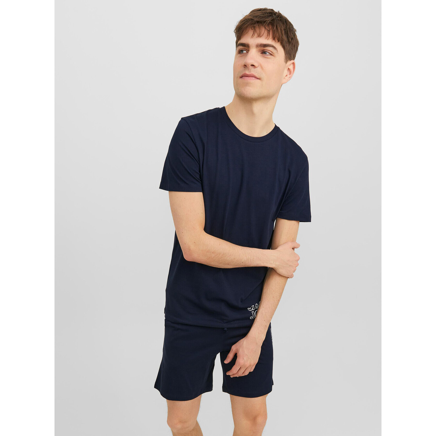 Jack&Jones Pižama 12245905 Mornarsko modra Standard Fit - Pepit.si