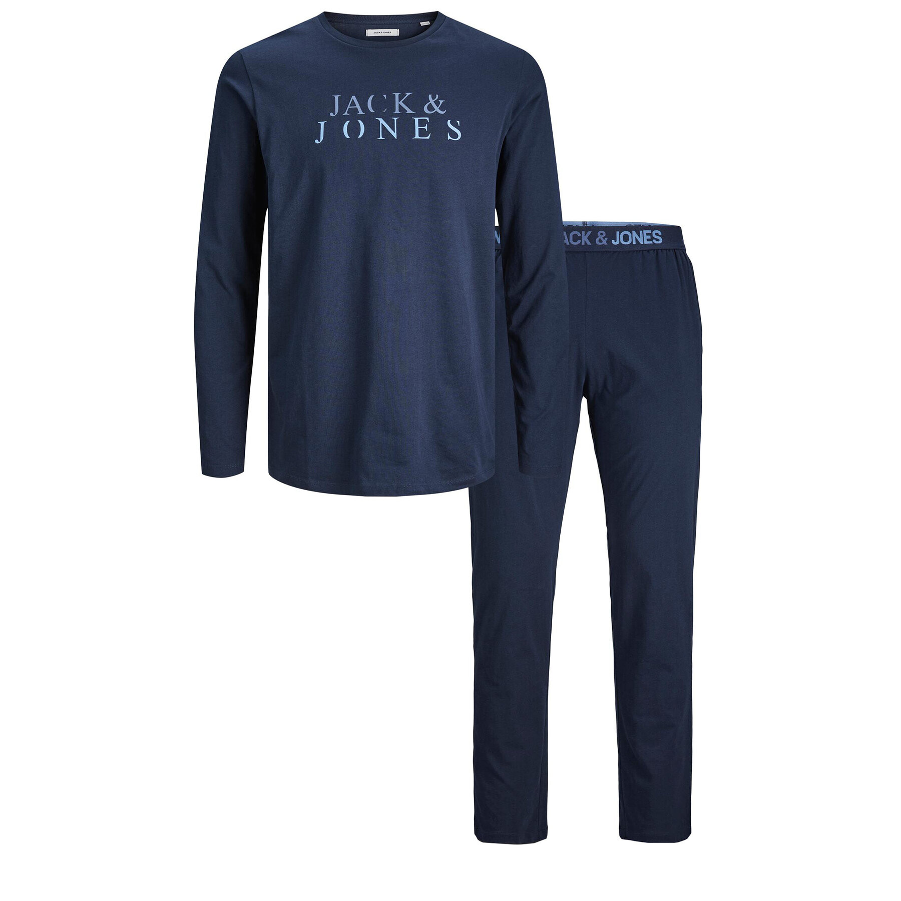 Jack&Jones Pižama 12252293 Mornarsko modra Standard Fit - Pepit.si