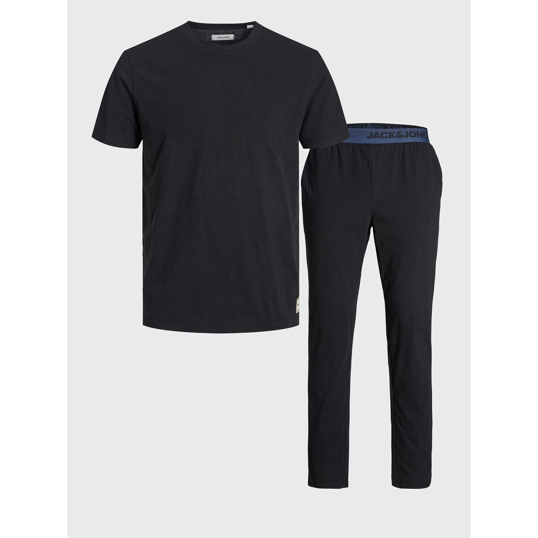 Jack&Jones Pižama Basic 12221859 Črna Regular Fit - Pepit.si