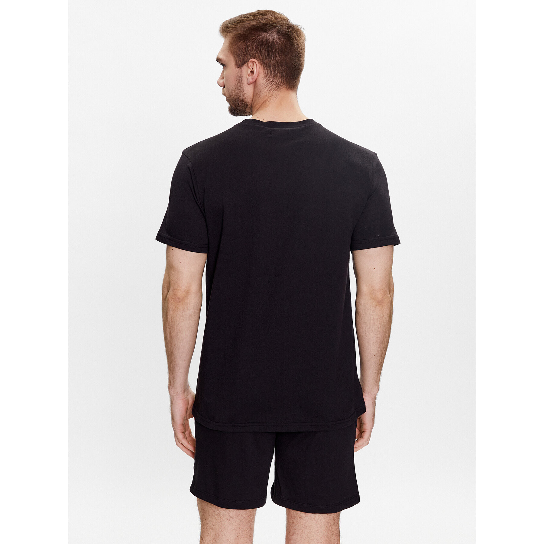 Jack&Jones Pižama James 12240181 Črna Standard Fit - Pepit.si