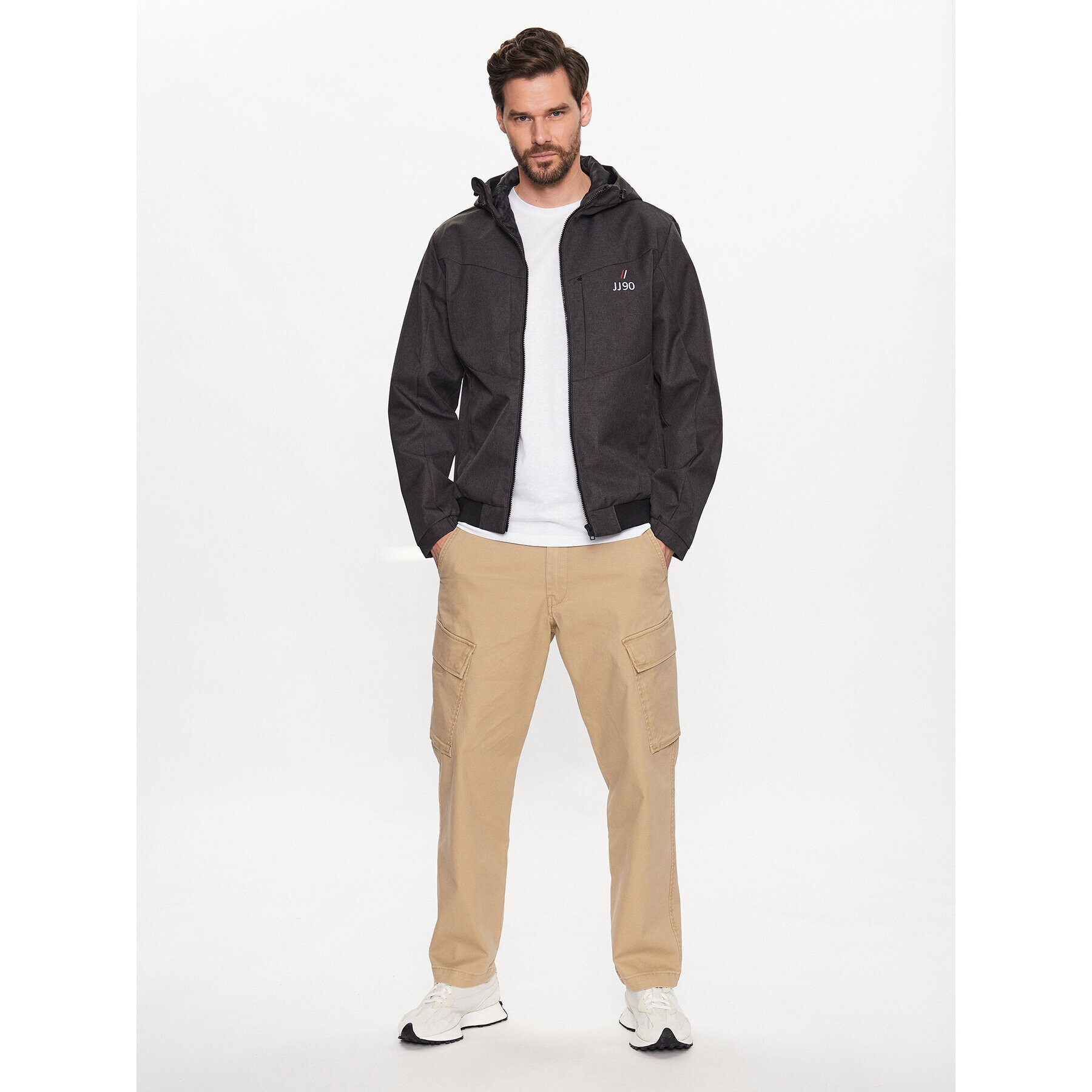 Jack&Jones Prehodna jakna Snap 12224282 Siva Regular Fit - Pepit.si