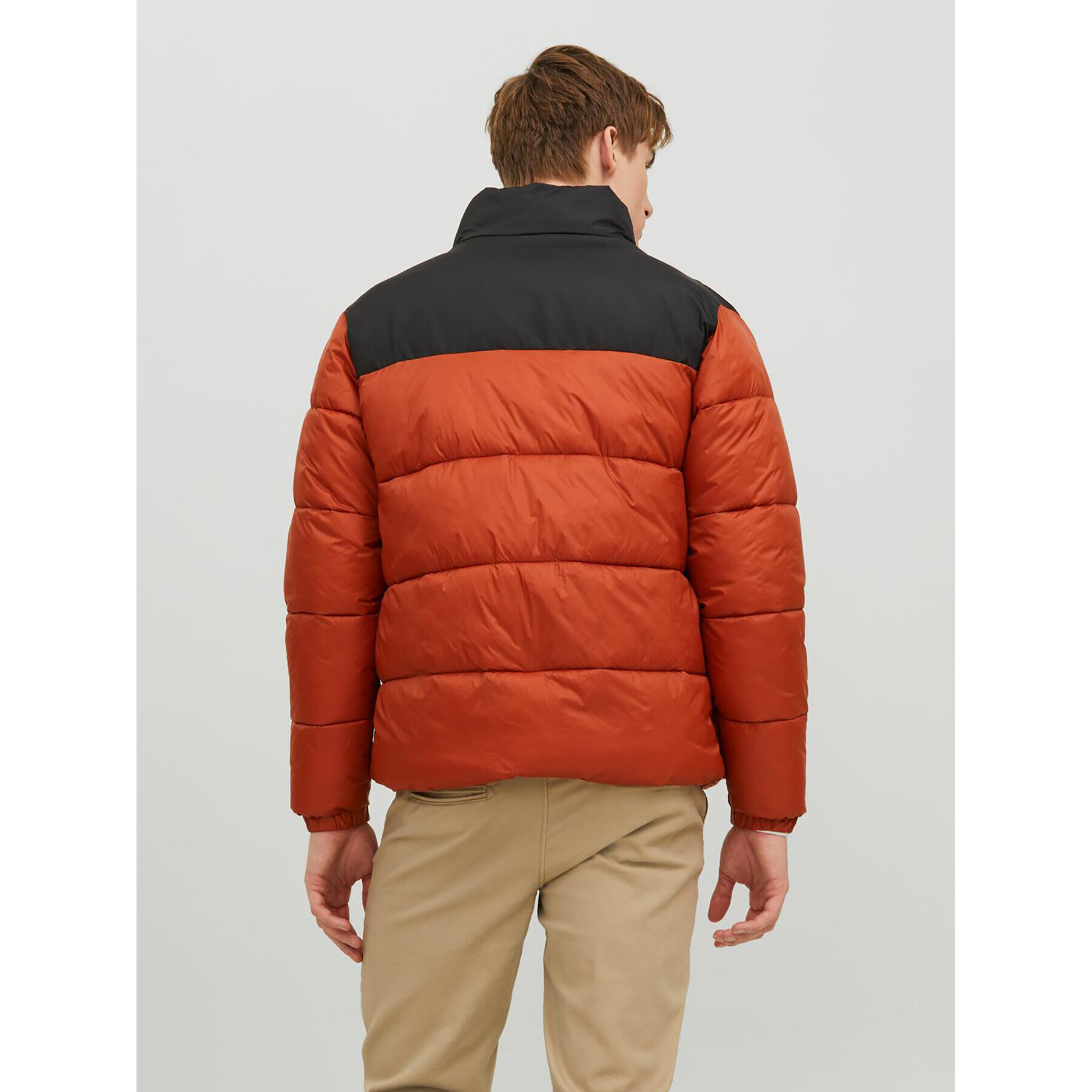 Jack&Jones Puhovka 12235860 Oranžna Regular Fit - Pepit.si