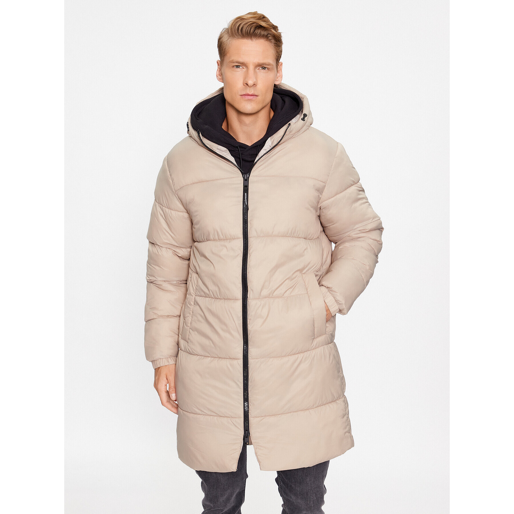 Jack&Jones Puhovka 12236052 Bež Regular Fit - Pepit.si