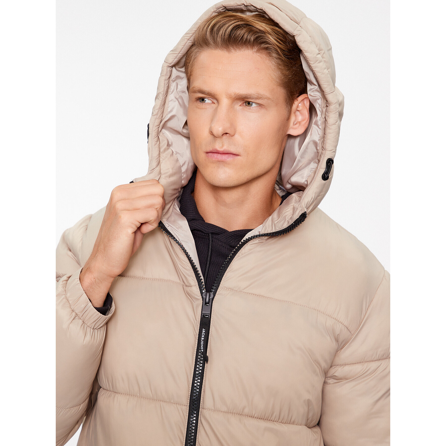 Jack&Jones Puhovka 12236052 Bež Regular Fit - Pepit.si