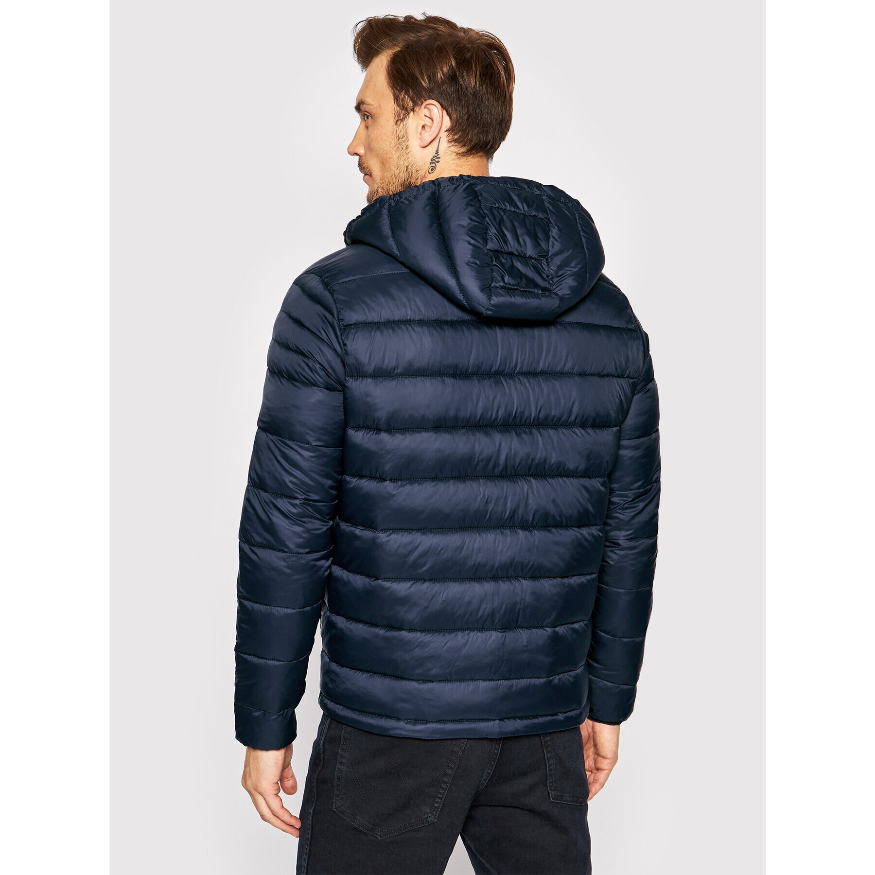 Jack&Jones Puhovka Ace 12189882 Mornarsko modra Regular Fit - Pepit.si