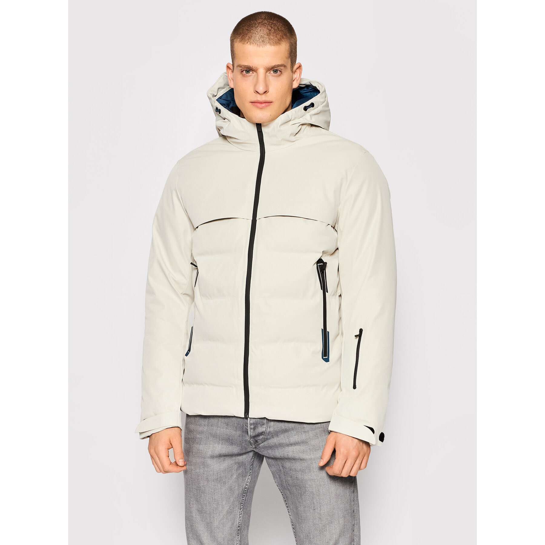 Jack&Jones Puhovka Darwin 12193195 Bež Regular Fit - Pepit.si