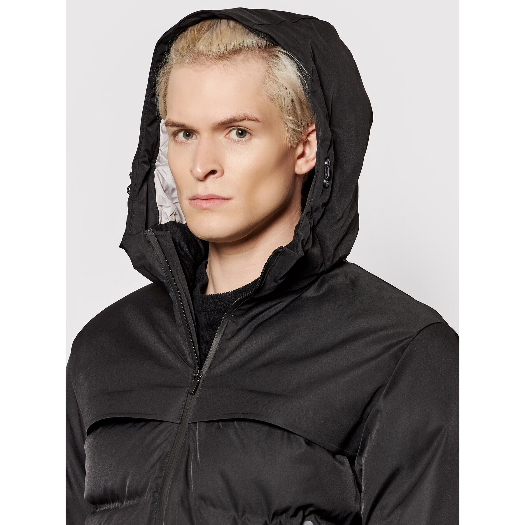 Jack&Jones Puhovka Darwin 12193195 Črna Regular Fit - Pepit.si