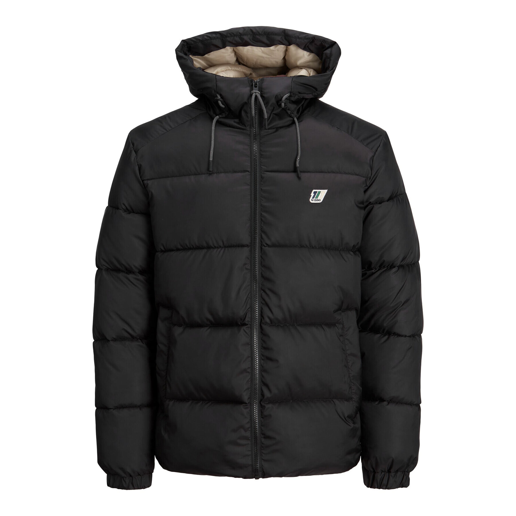 Jack&Jones Puhovka Jorslope 12215147 Črna Regular Fit - Pepit.si