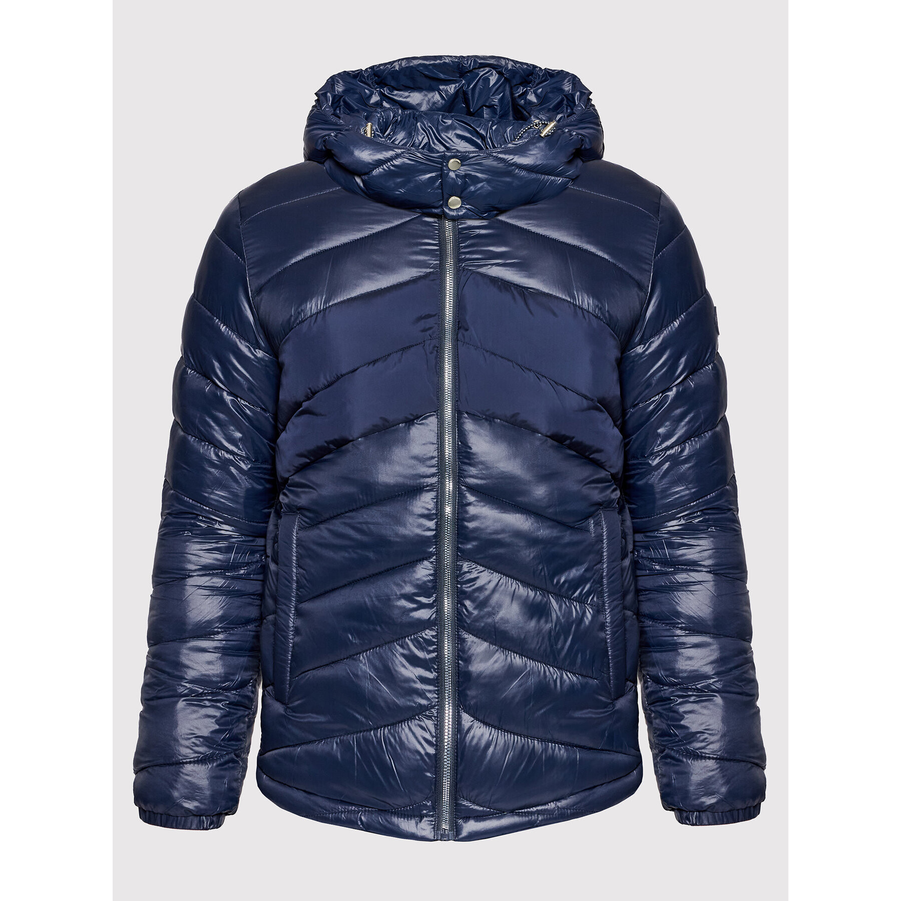 Jack&Jones Puhovka Laroy 12192677 Mornarsko modra Regular Fit - Pepit.si