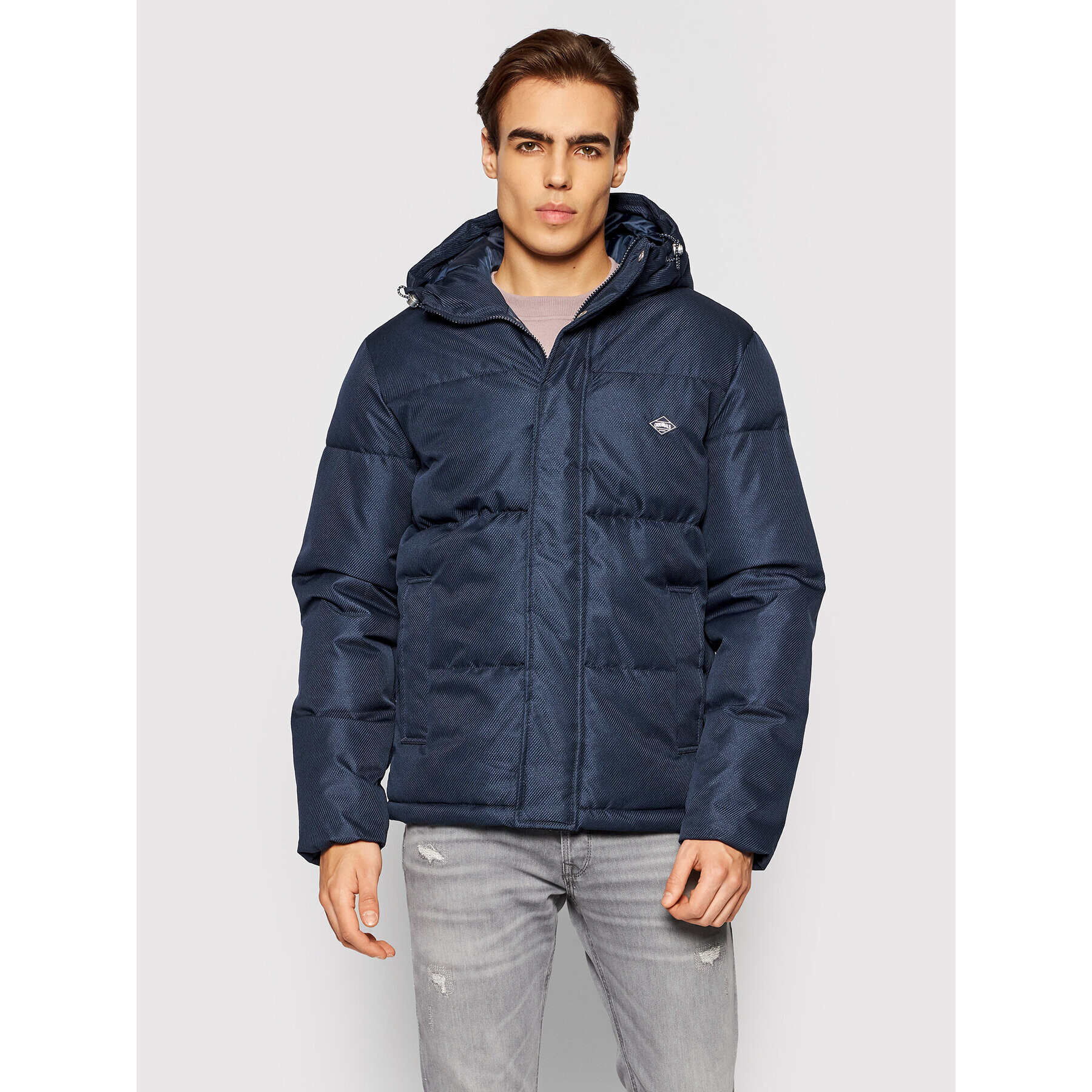 Jack&Jones Puhovka Newport 12192676 Mornarsko modra Regular Fit - Pepit.si