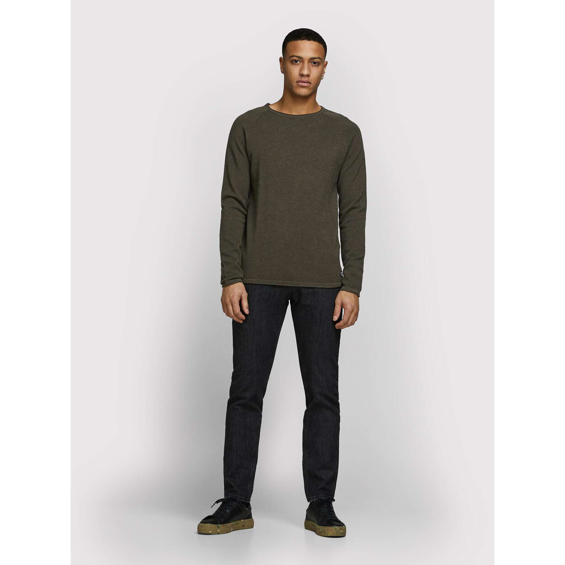 Jack&Jones Pulover Hill 12157321 Zelena Regular Fit - Pepit.si